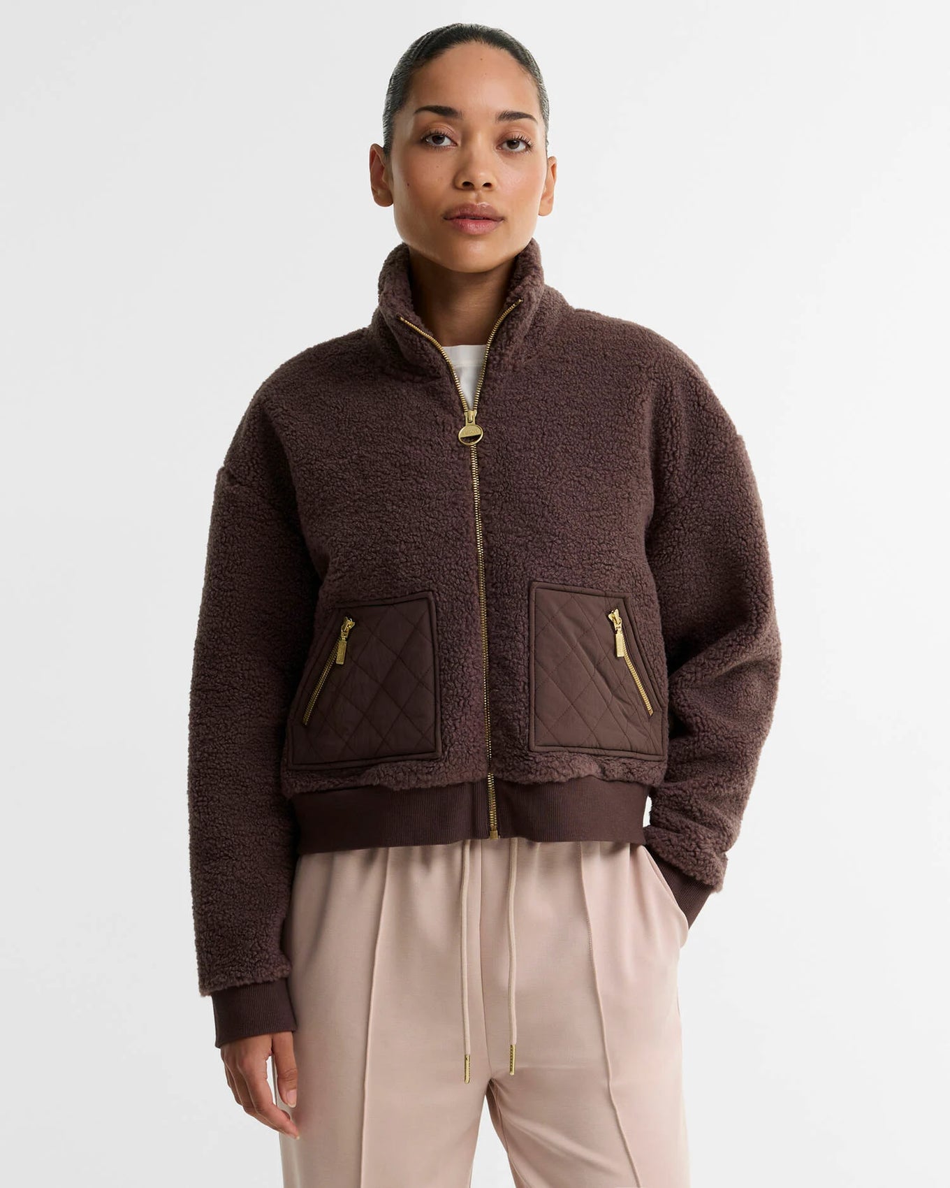 Barbour Truffle Gea Fleece