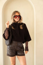 Jake Brown Faux Leather Short