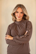 Meave Brown Travel Blouse