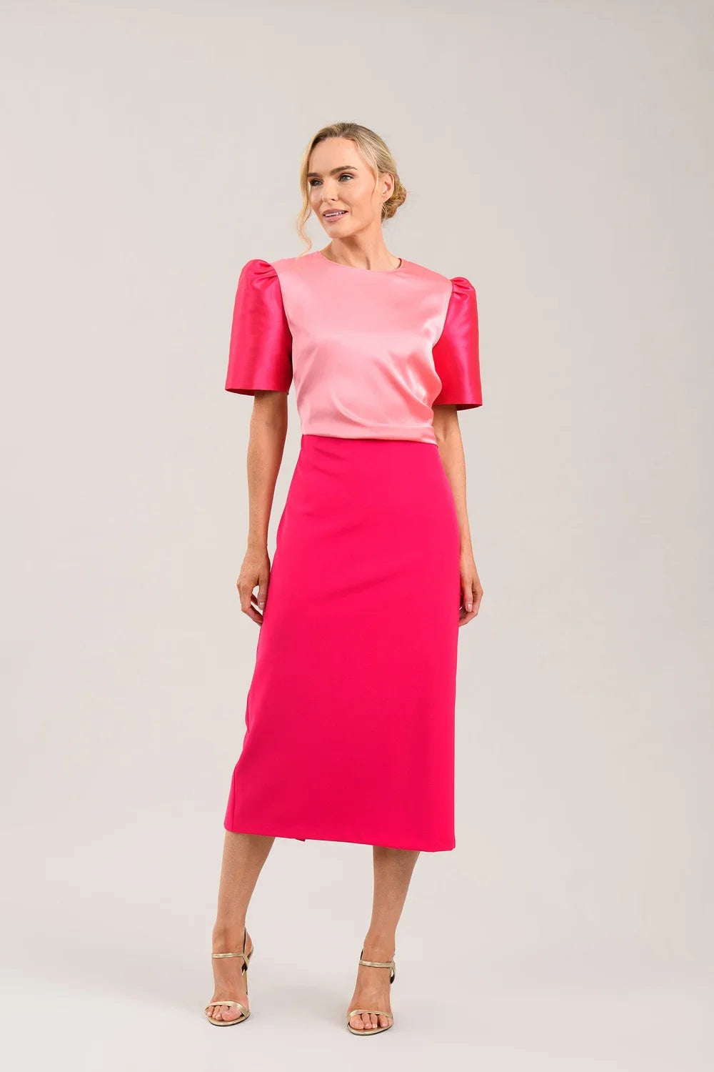 Mermaid Two Tone Pink Dress