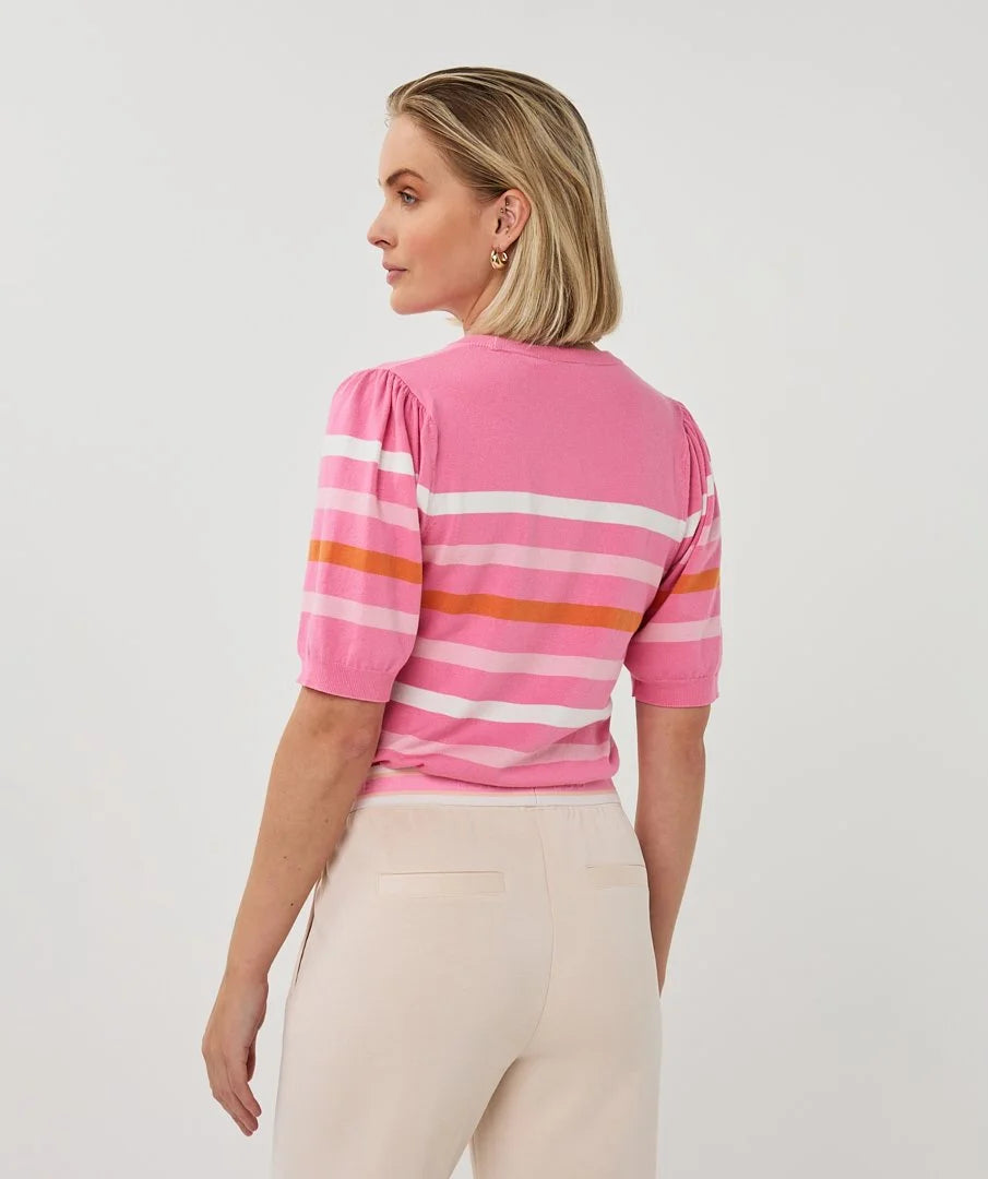 Lucy Pink Stripe Top