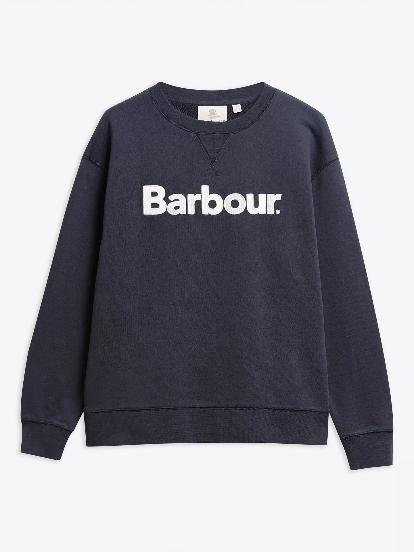Barbour Dark Navy Hartland Logo Sweatshirt