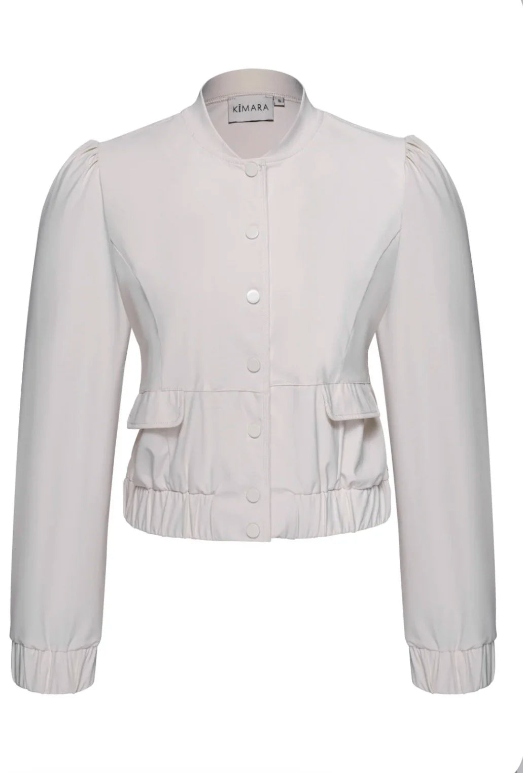 Pearl Silver White Travel Bomber