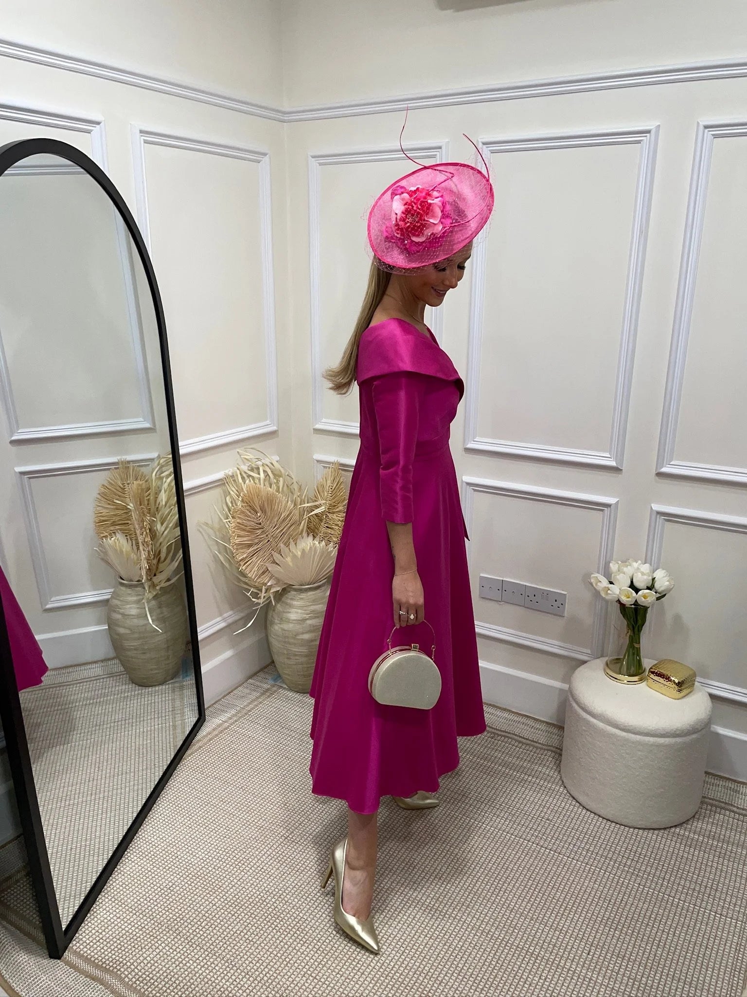 Helen Fuchsia Dress