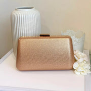 Lora Rose Gold Clutch