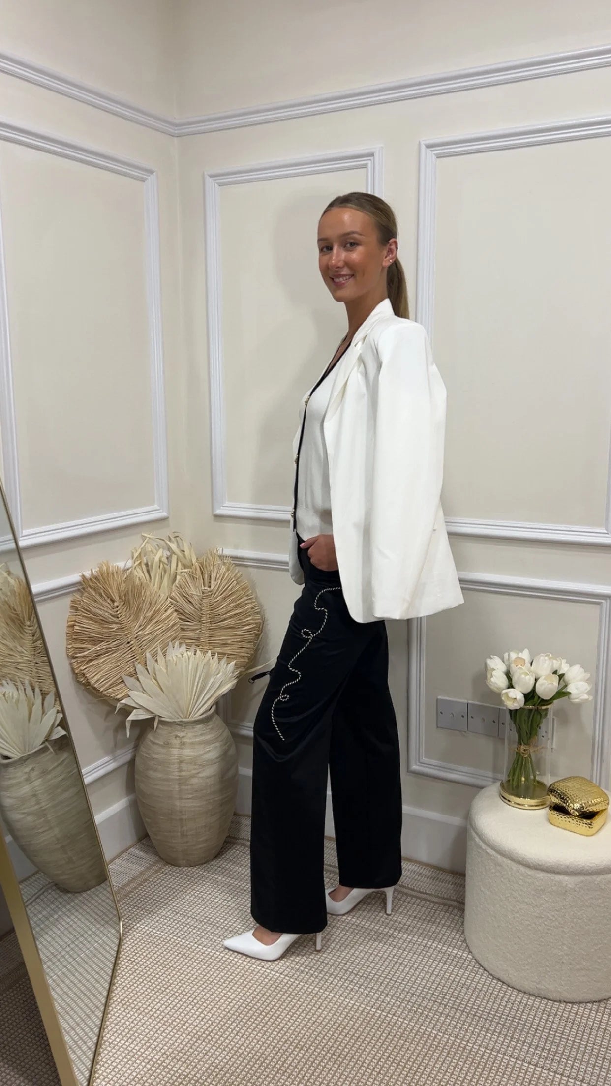Maeve Straight Fit Tencel Blazer