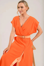 Calm Burnt Orange Dress