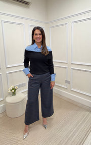 Noaa Navy Plaid Trouser