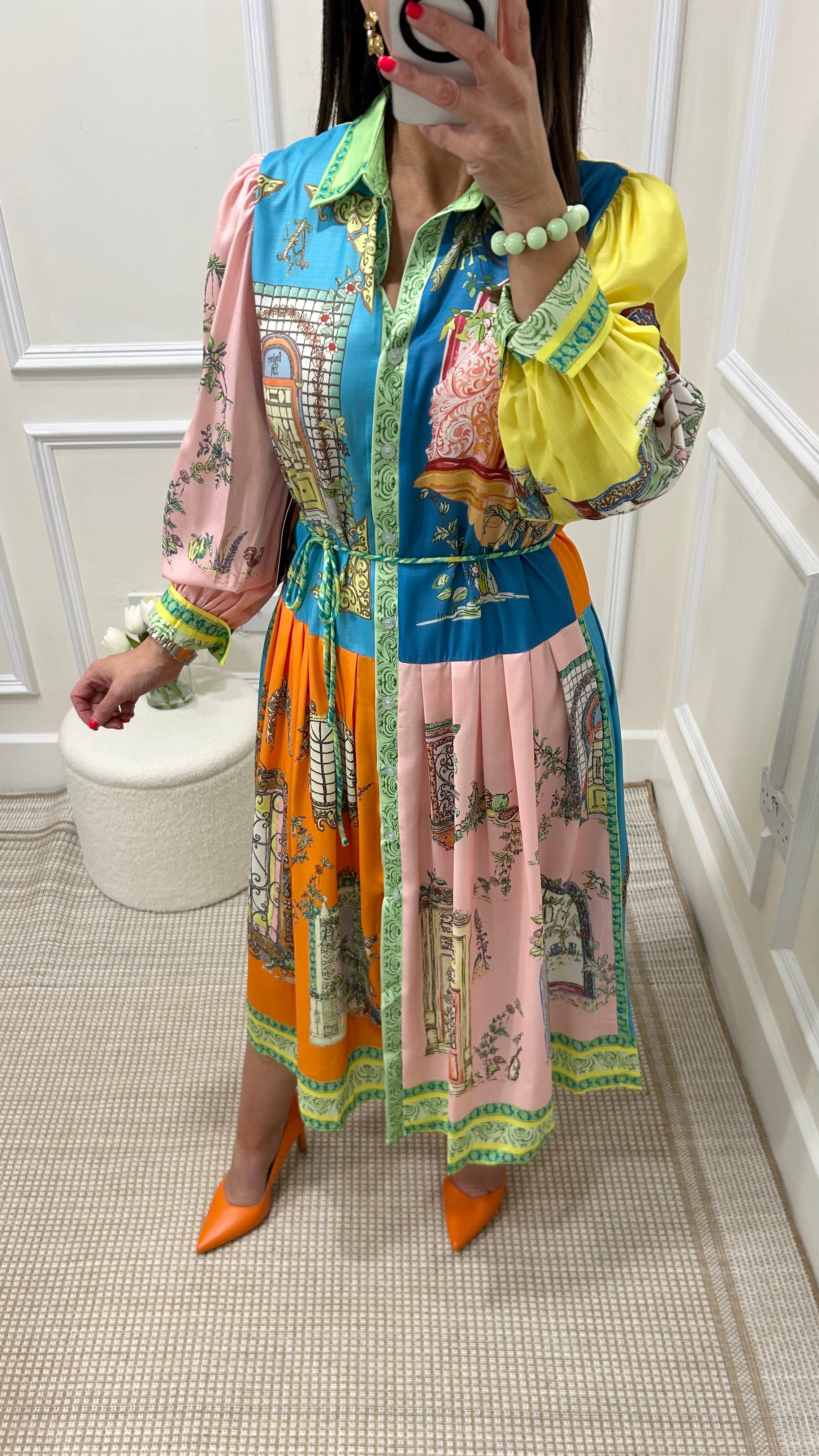 Florence Printed Multi Colour Dress