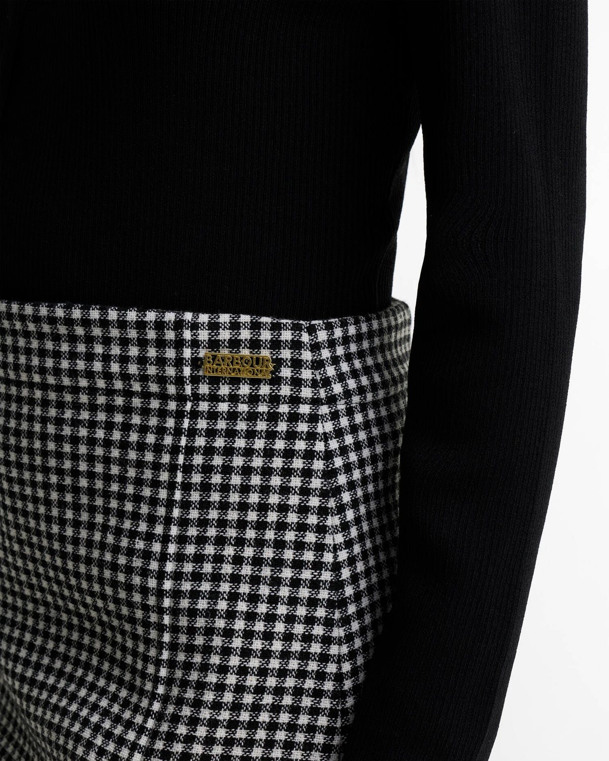 Barbour Halina Gingham Mini Skirt