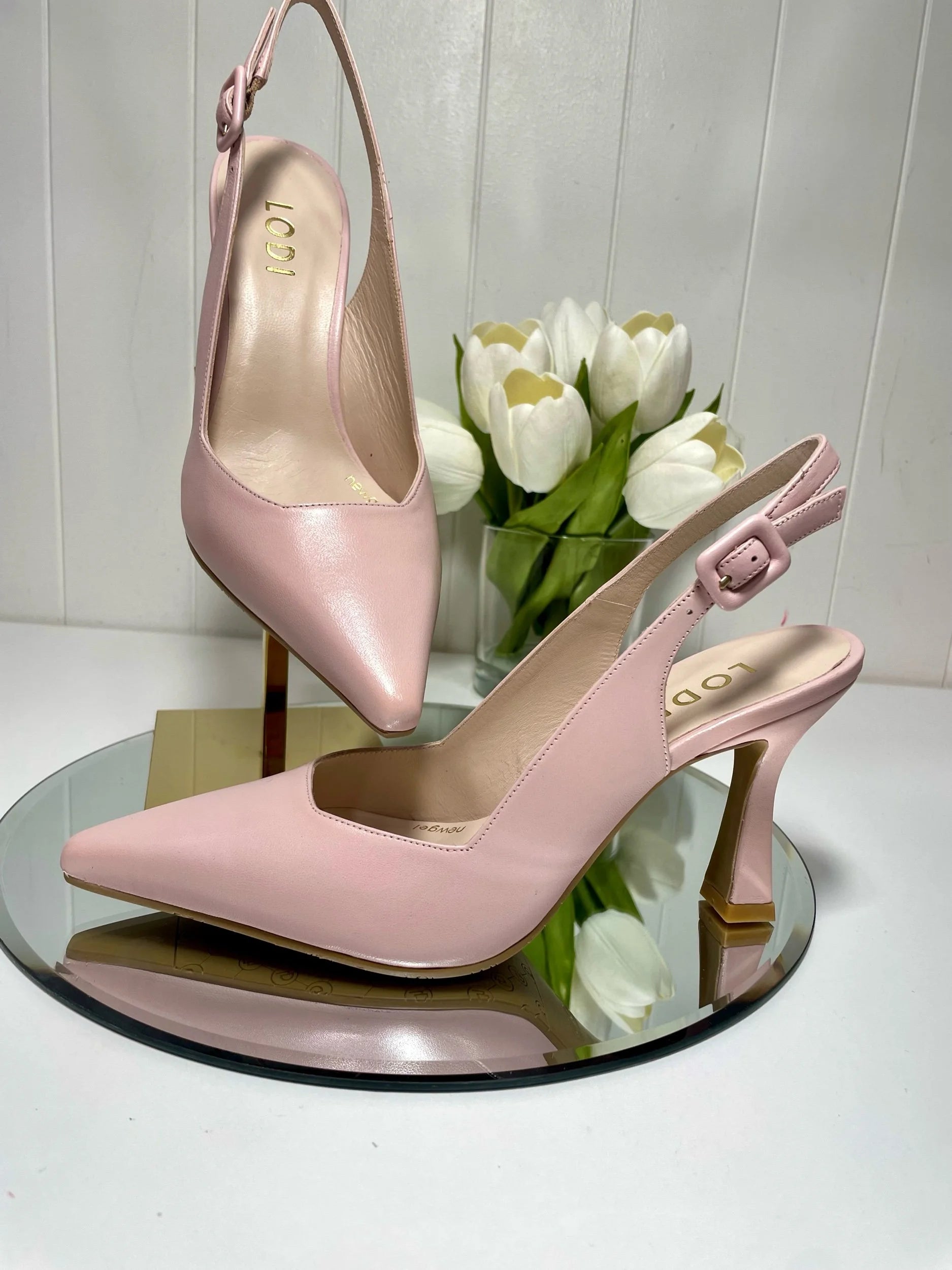 Lodi Modern Blush Pink Slingback