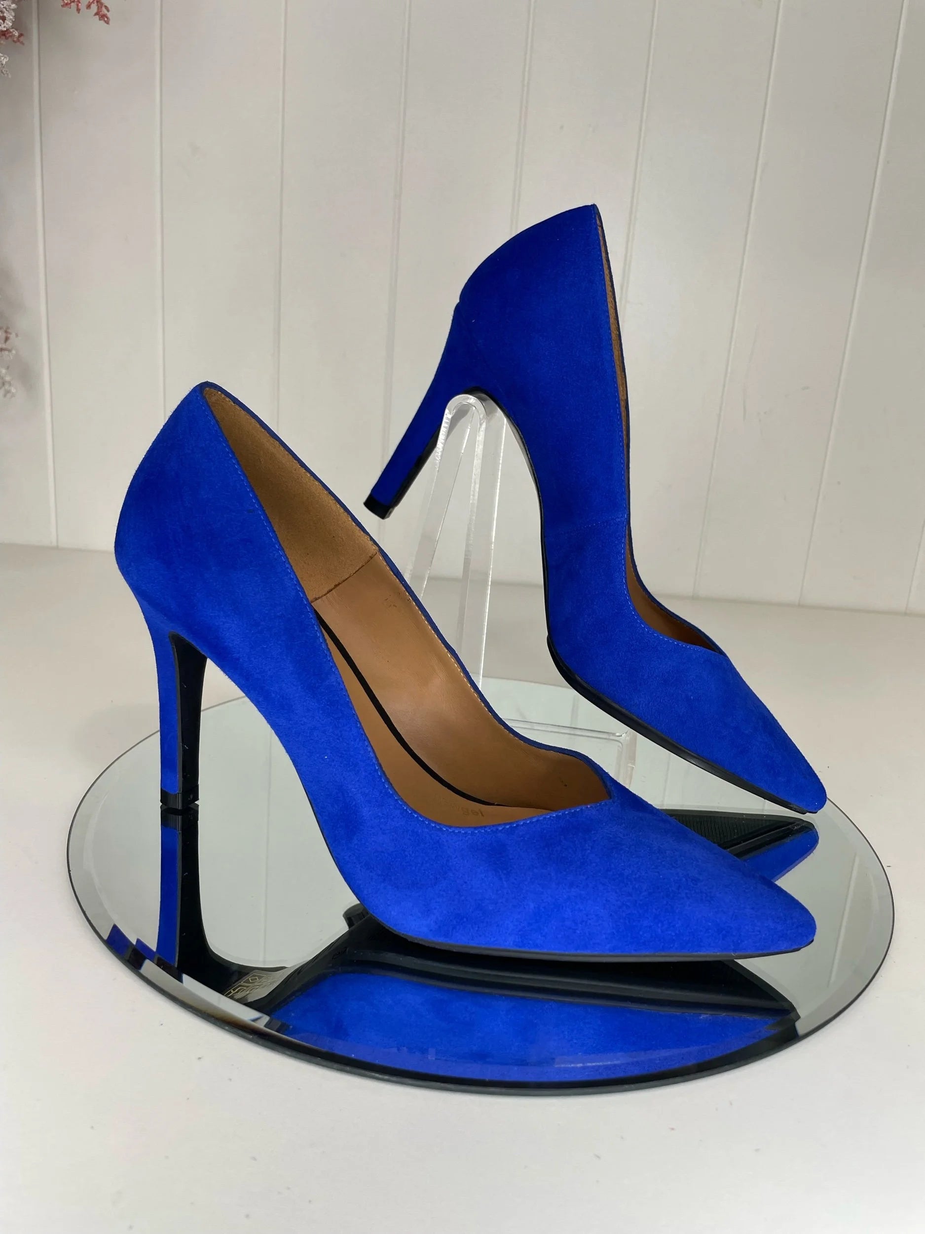 Lodi Rabot Royal Blue Suede Court Shoe