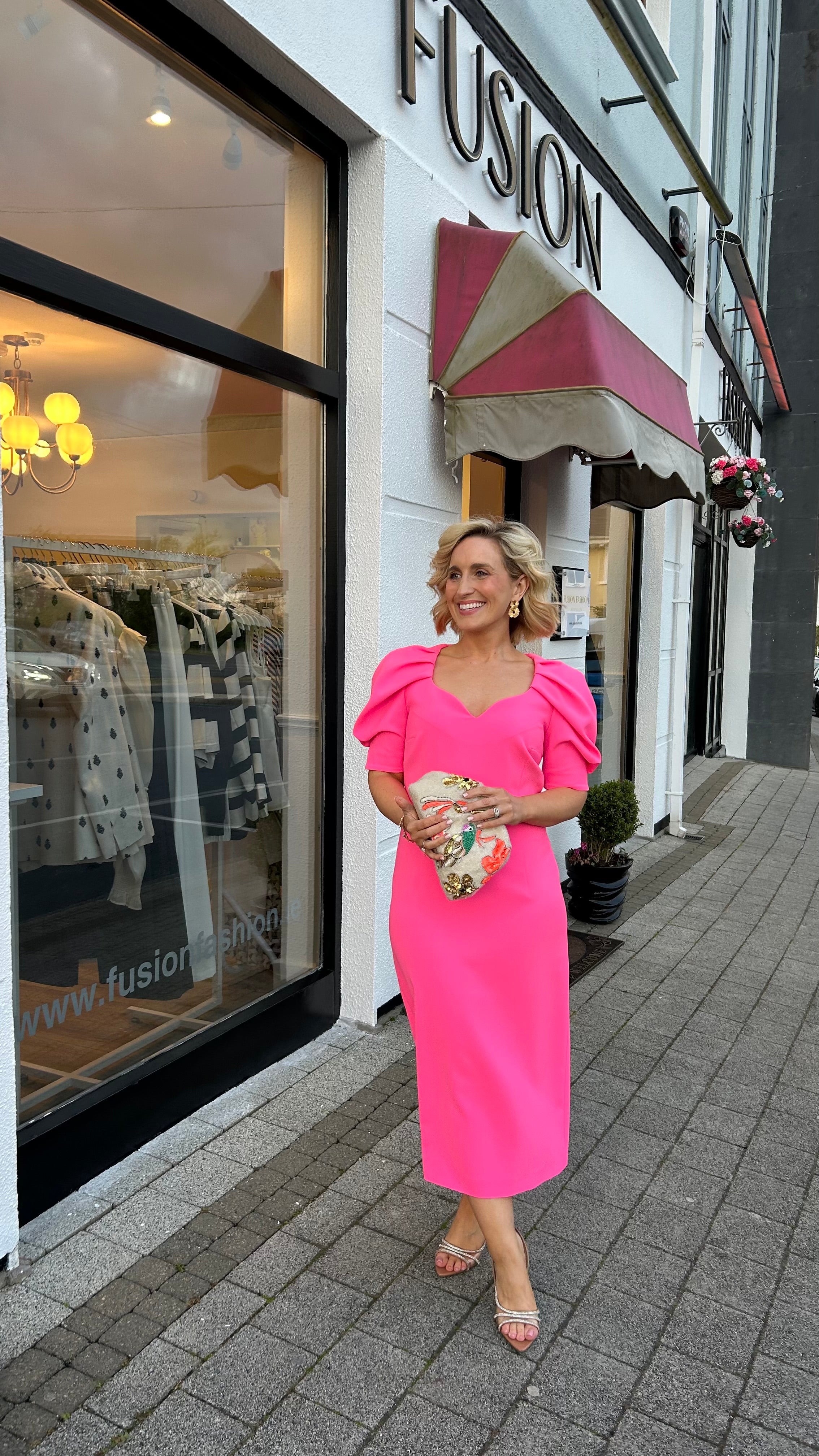 Leona Bubblegum Pink Dress