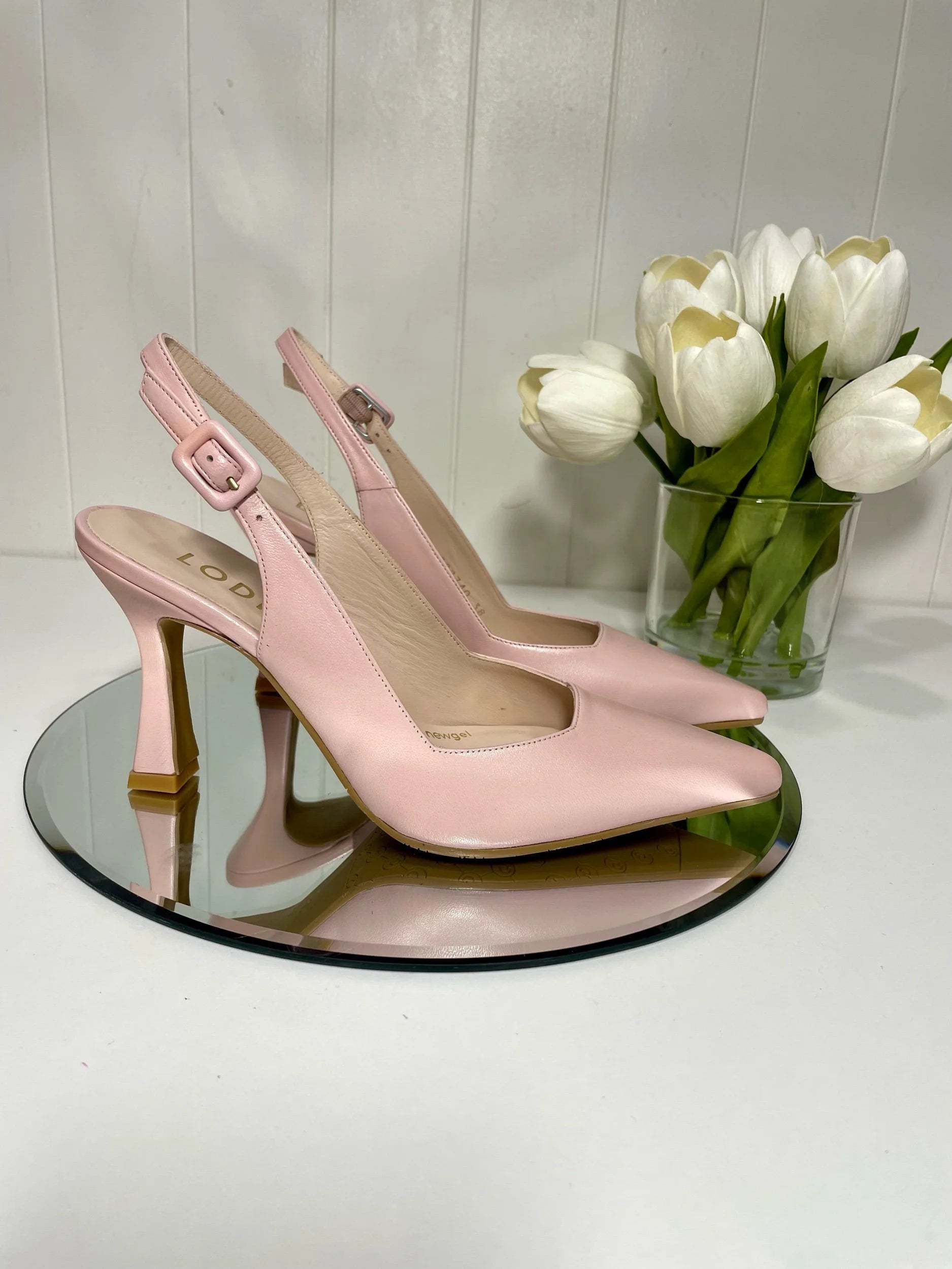 Lodi Modern Blush Pink Slingback