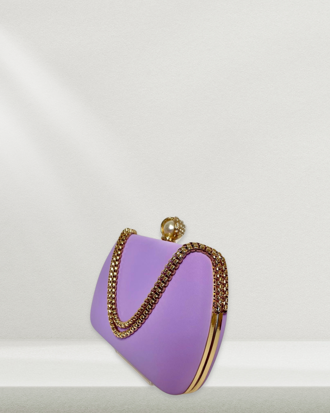 Elan Lavender Clutch Bag