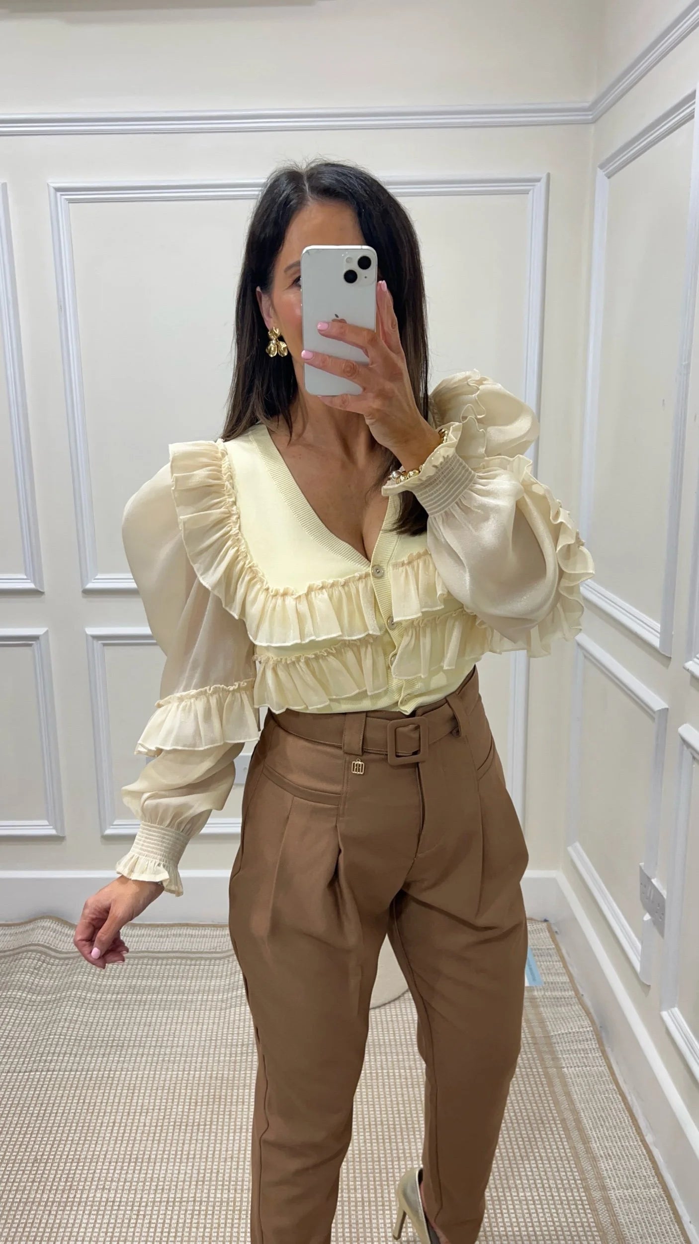 Vogue Tan Trousers