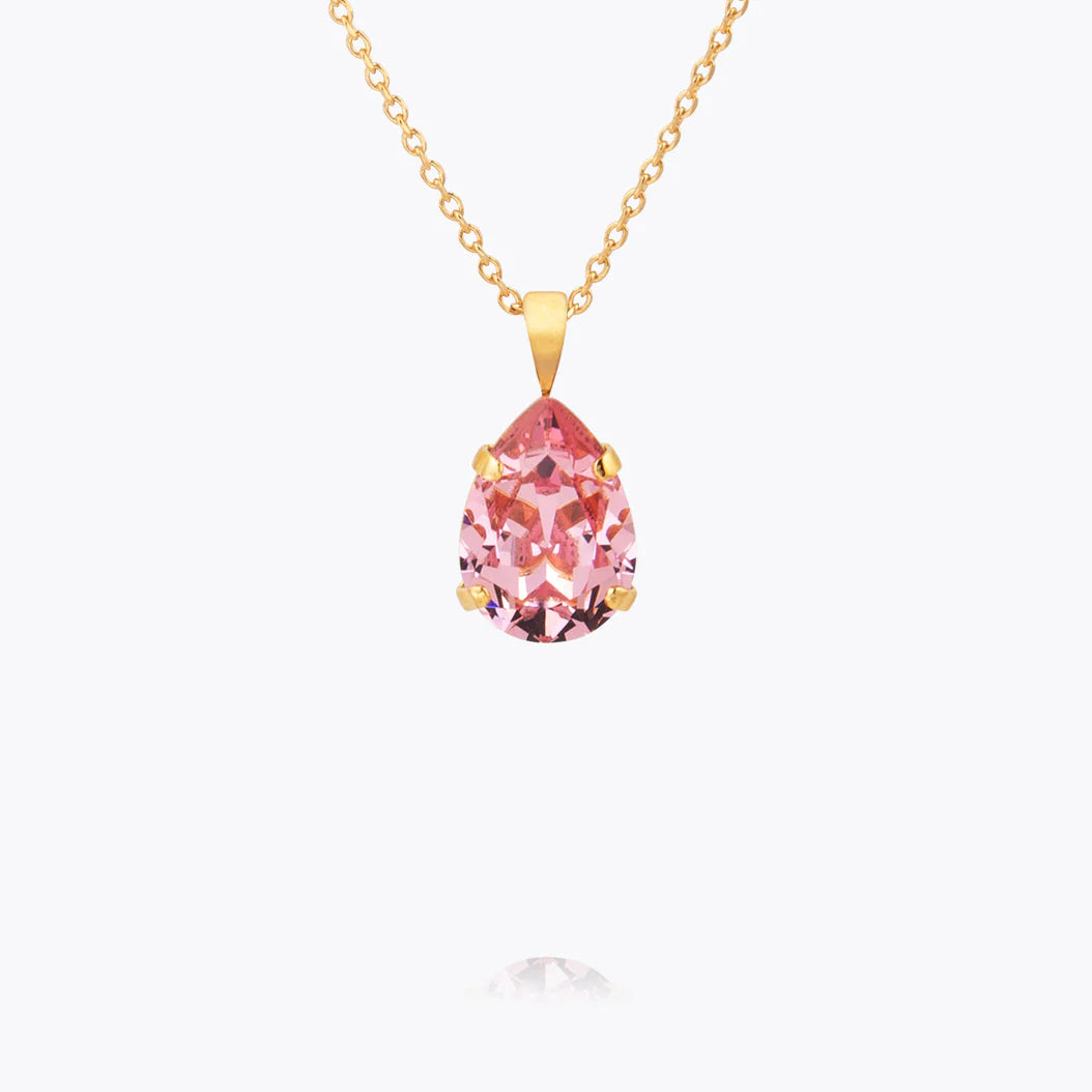 C. Svedbom Light Rose Mini Drop Necklace