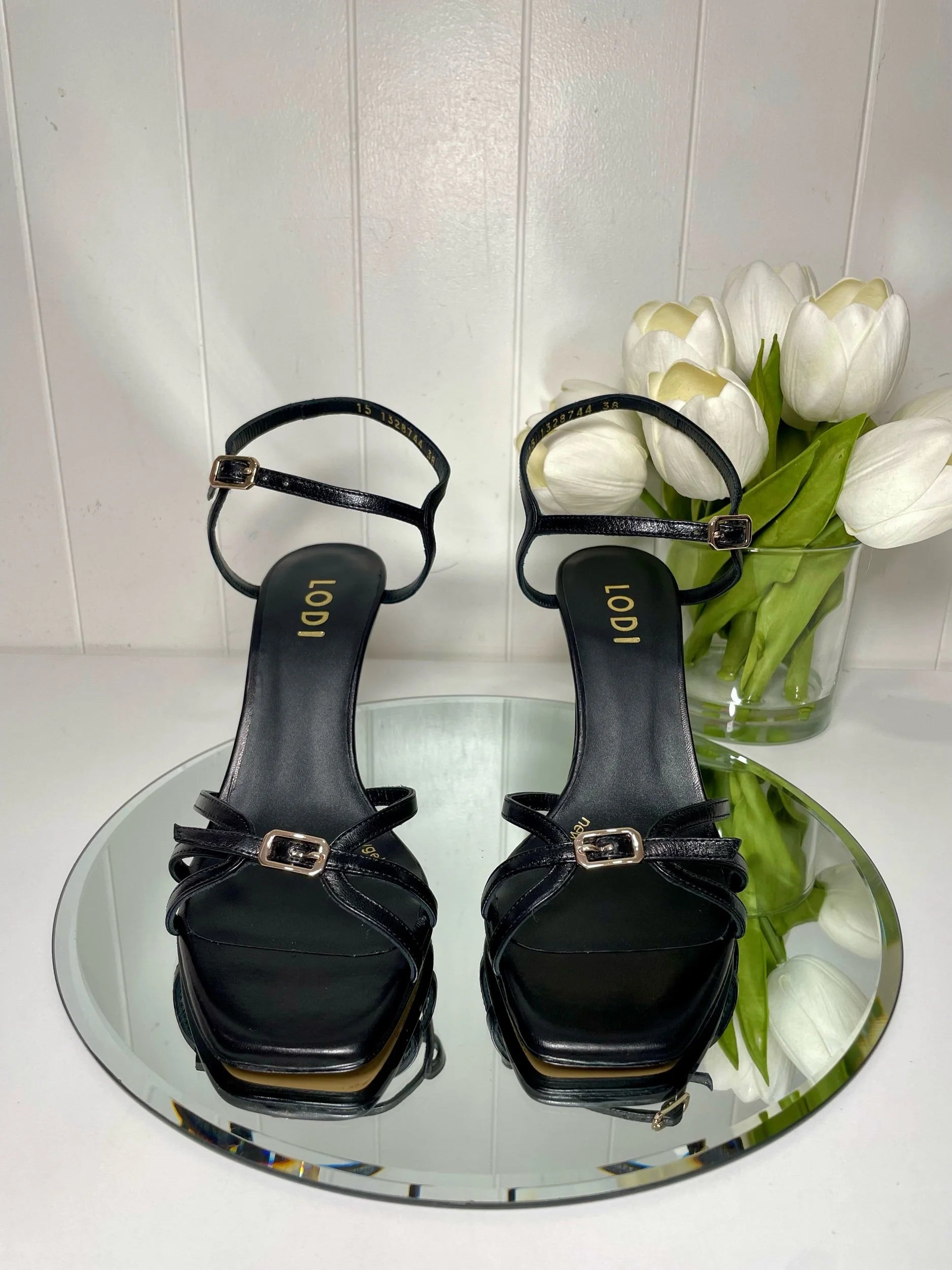 Lodi Salca Black Sandal High