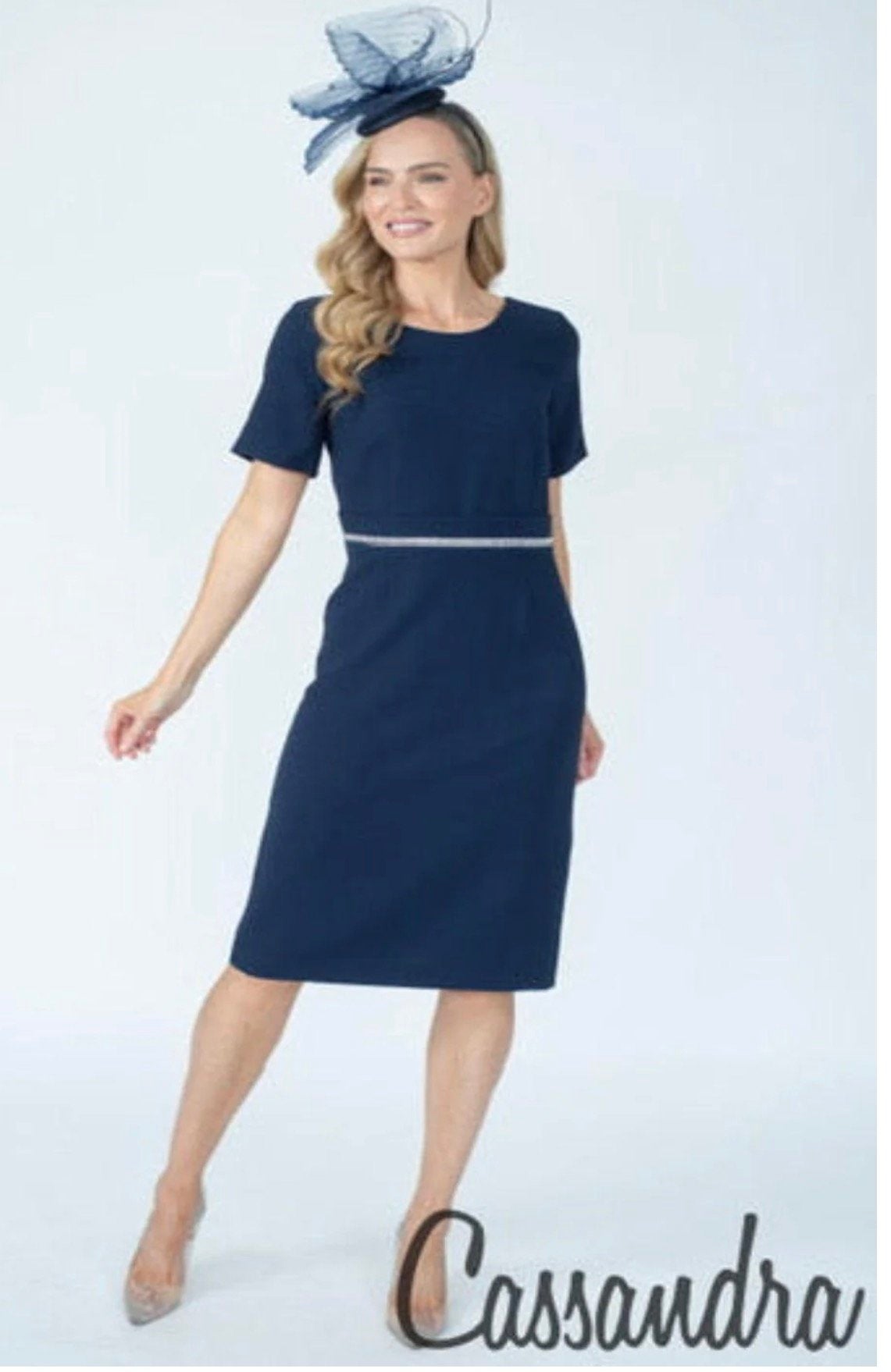 Alta Navy Textured Dress Suit