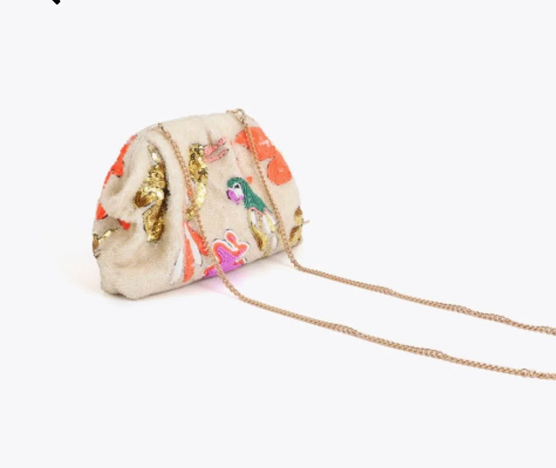 Parrot Beaded Bag