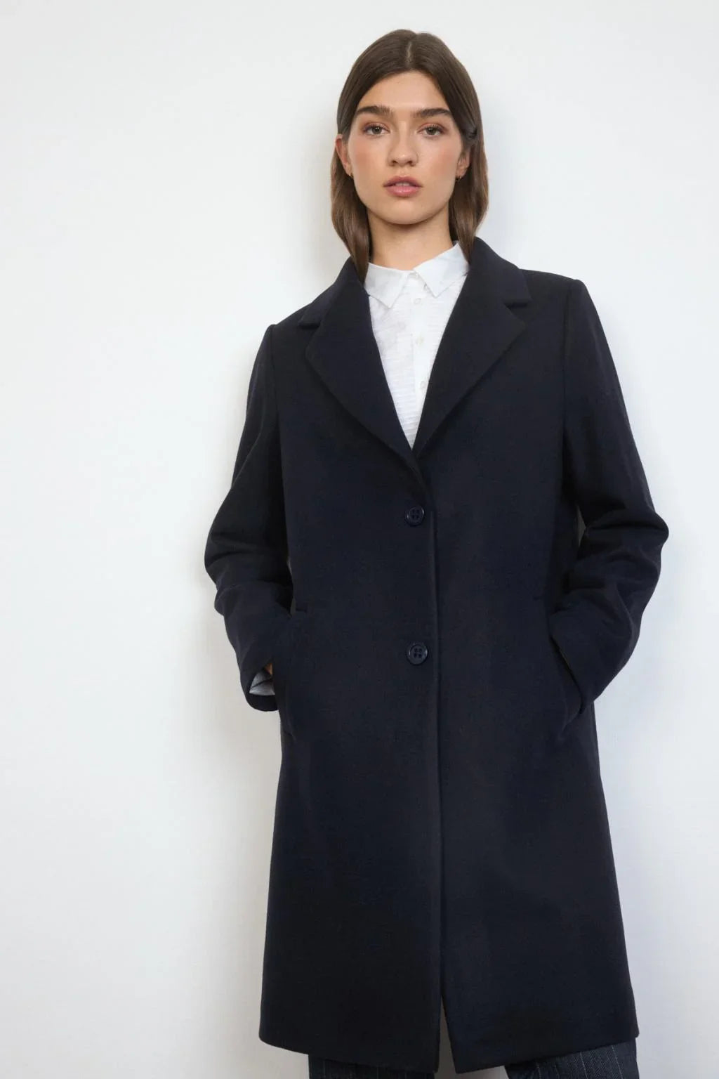 Susanna Black Coat With Hood