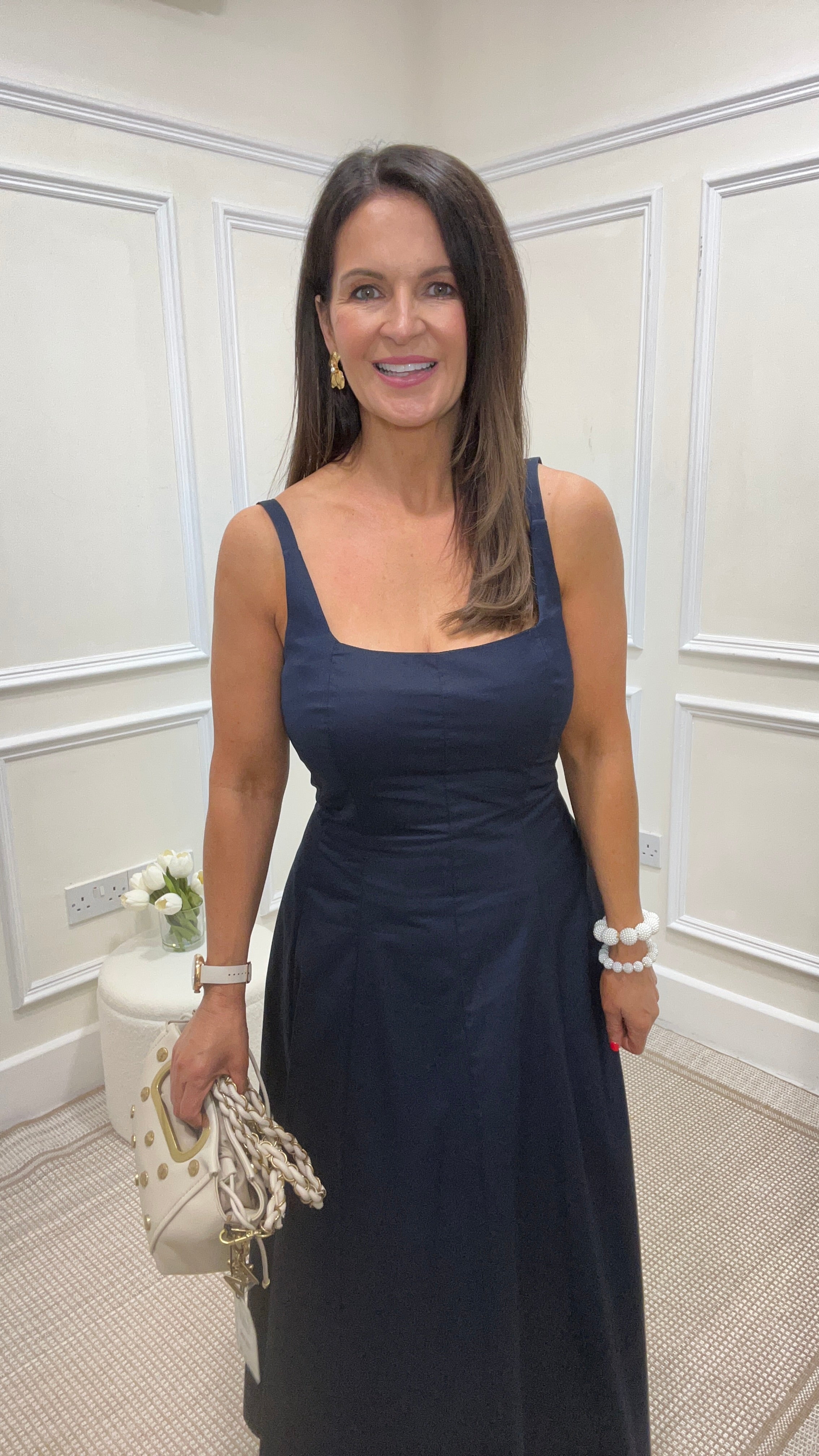 Tilly Navy Dress