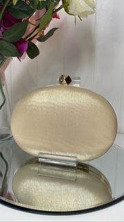 Nina Gold Shimmer Clutch