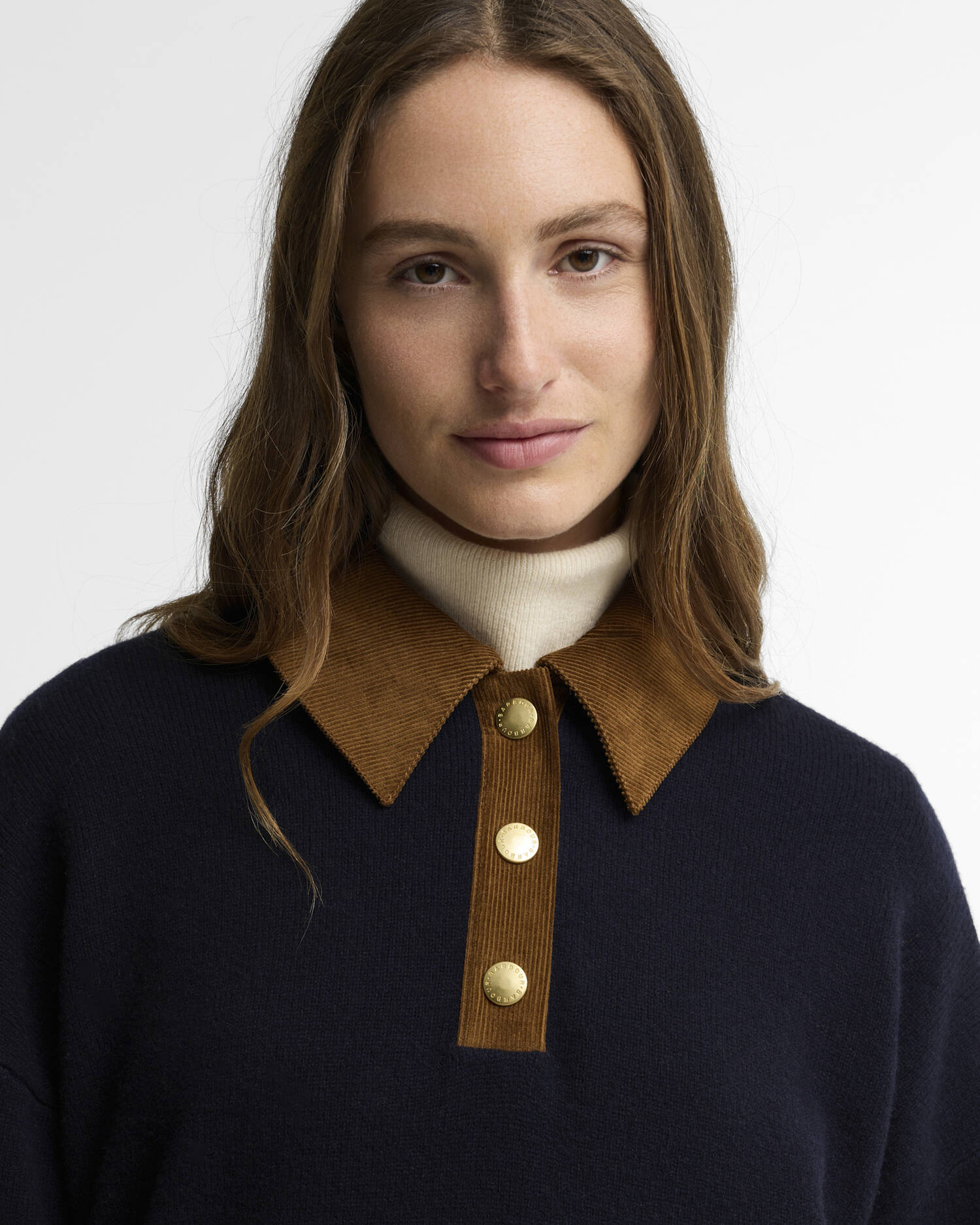 Barbour Navy Ravenshill Polo Jumper