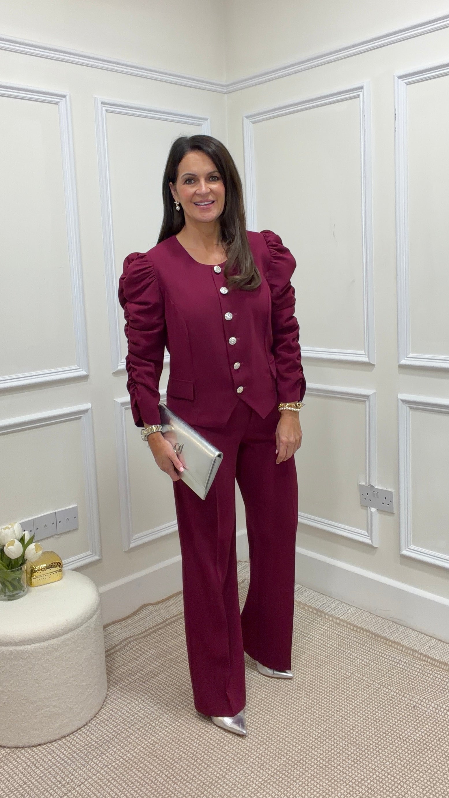 Steph Burgundy Co-Ord