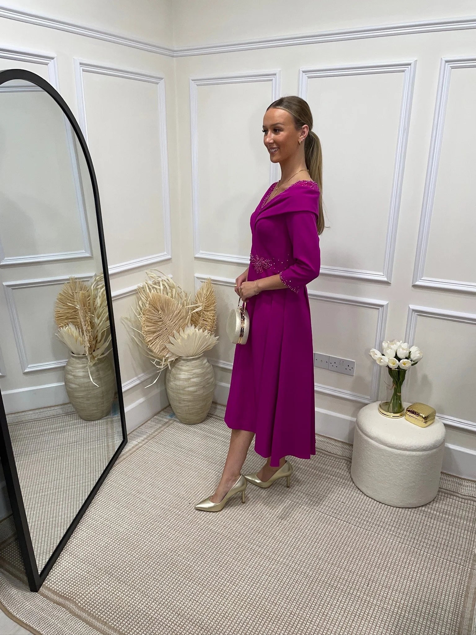Olivia Plum Pink Dress