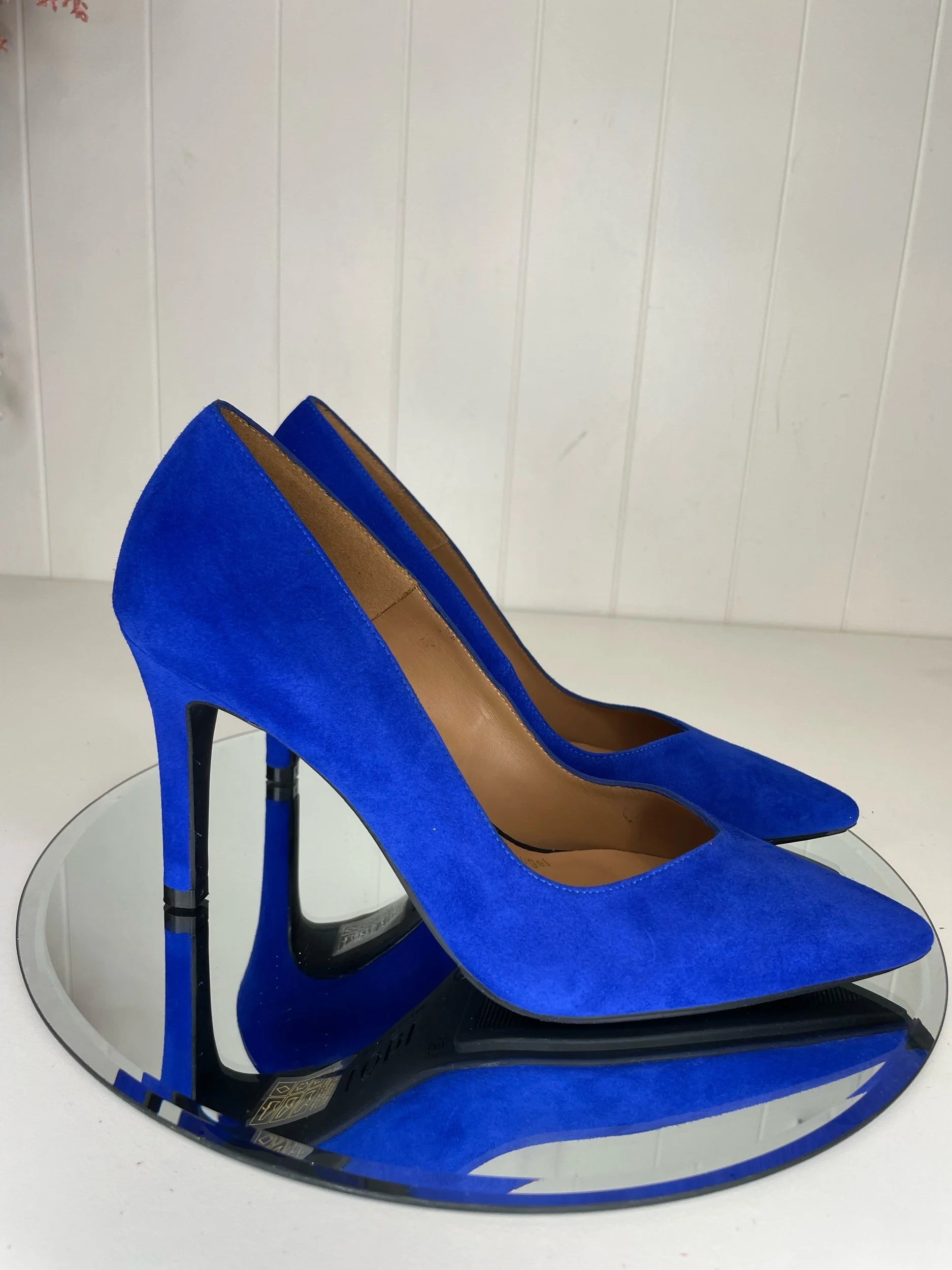 Lodi Rabot Royal Blue Suede Court Shoe