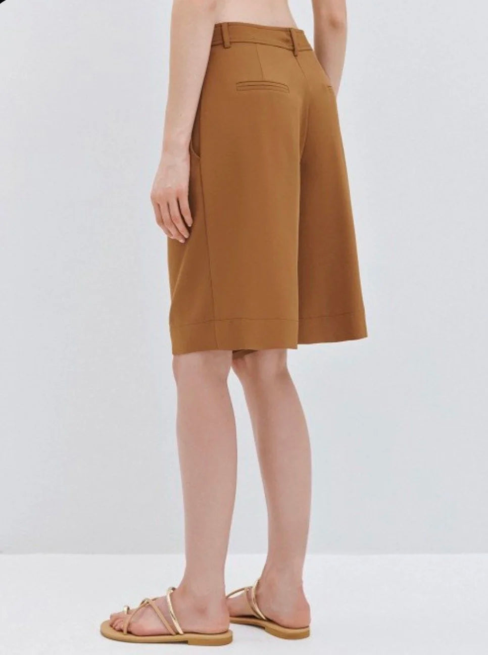 Carla Caramel Bermuda Shorts