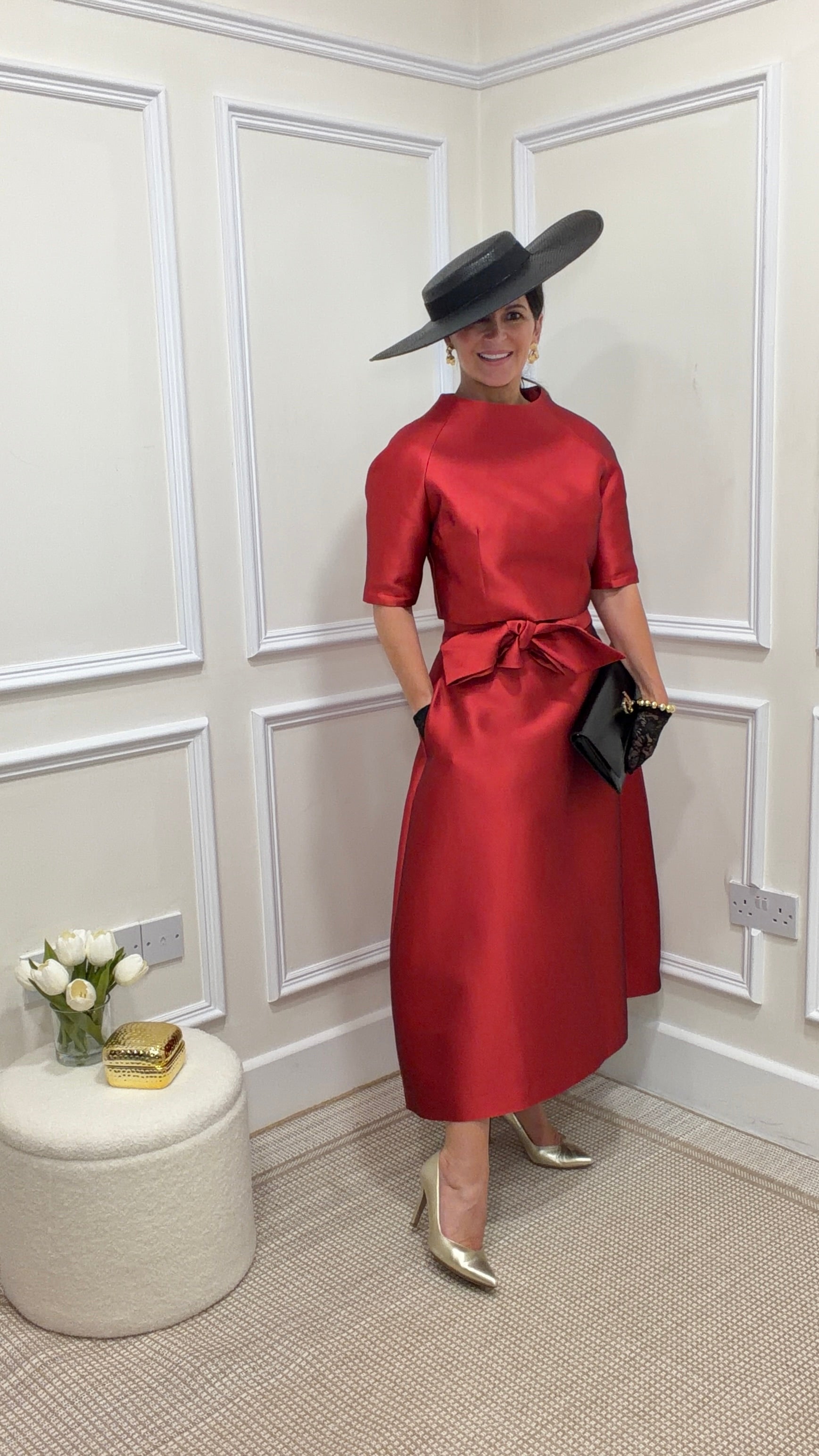 AndTate Delaney Red Top