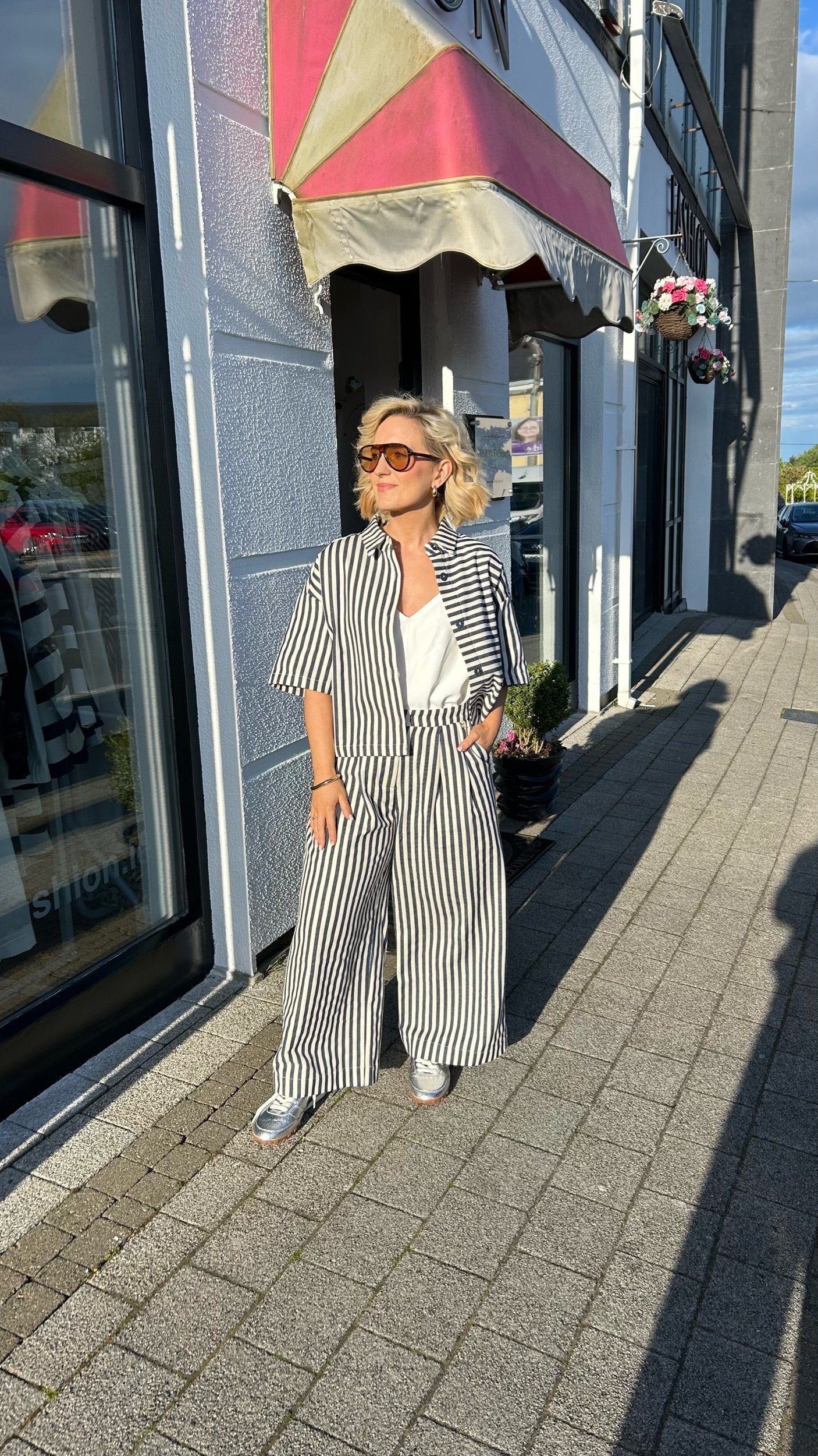 Maisy Navy Ecru Jacket