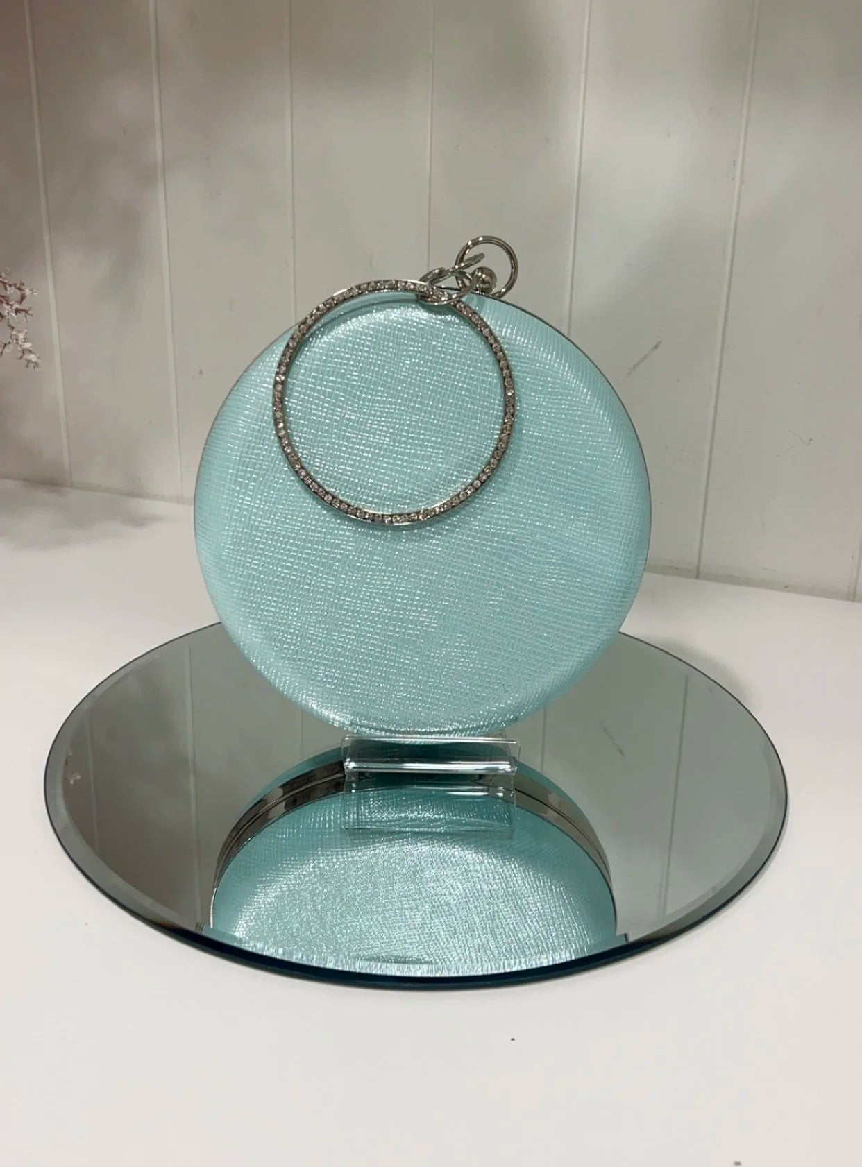 Maya Mint Circular Handbag