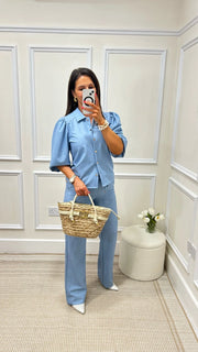 Belle Light Blue Co-Ord