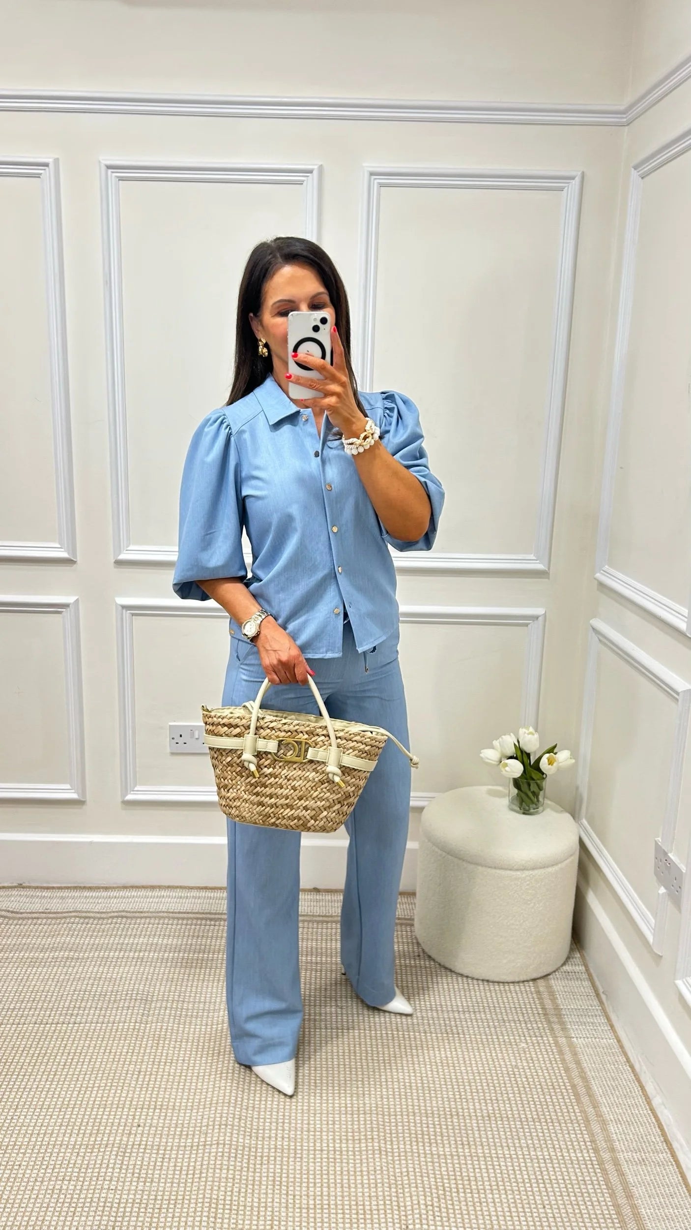 Belle Light Blue Co-Ord
