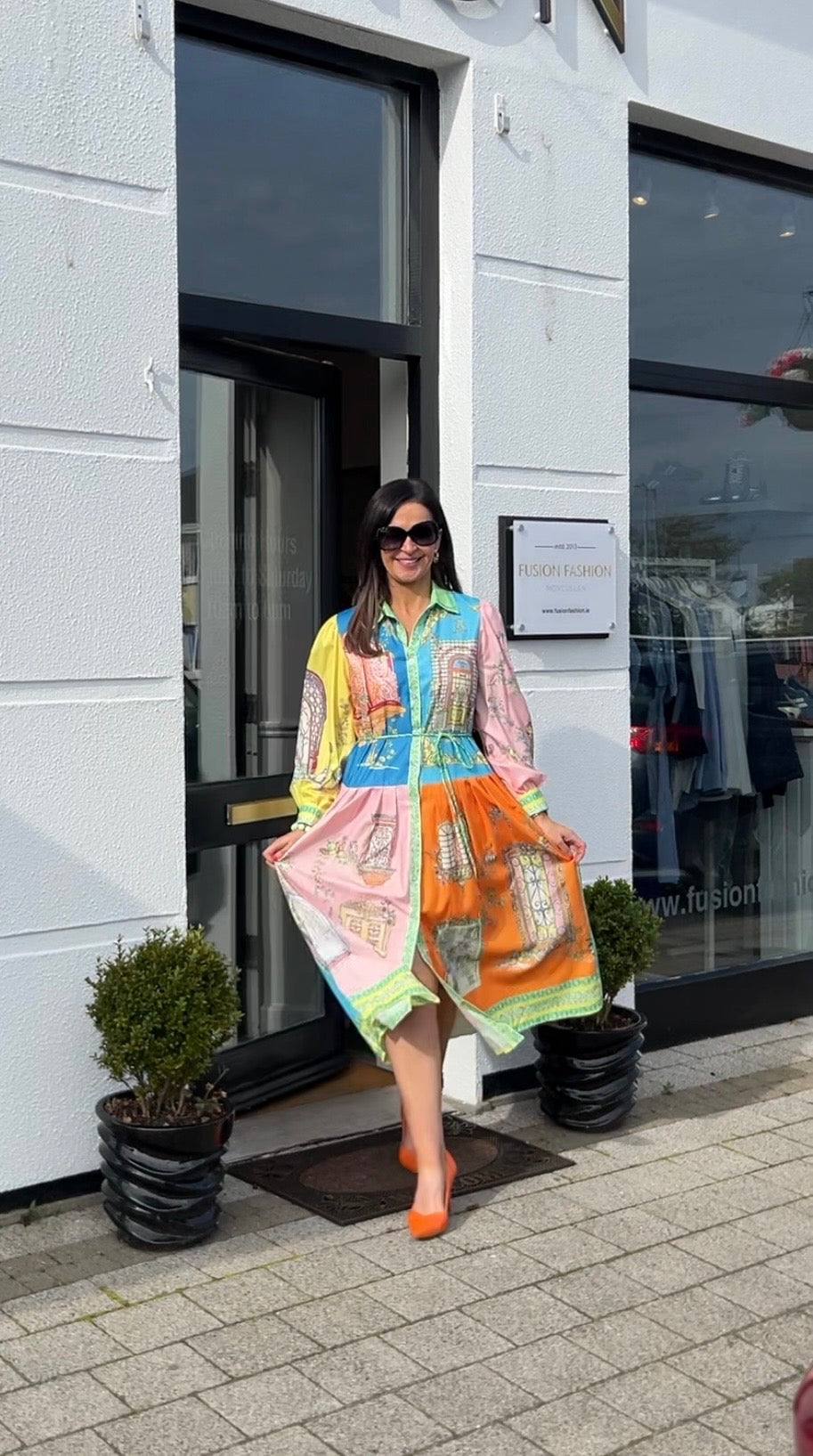 Florence Printed Multi Colour Dress