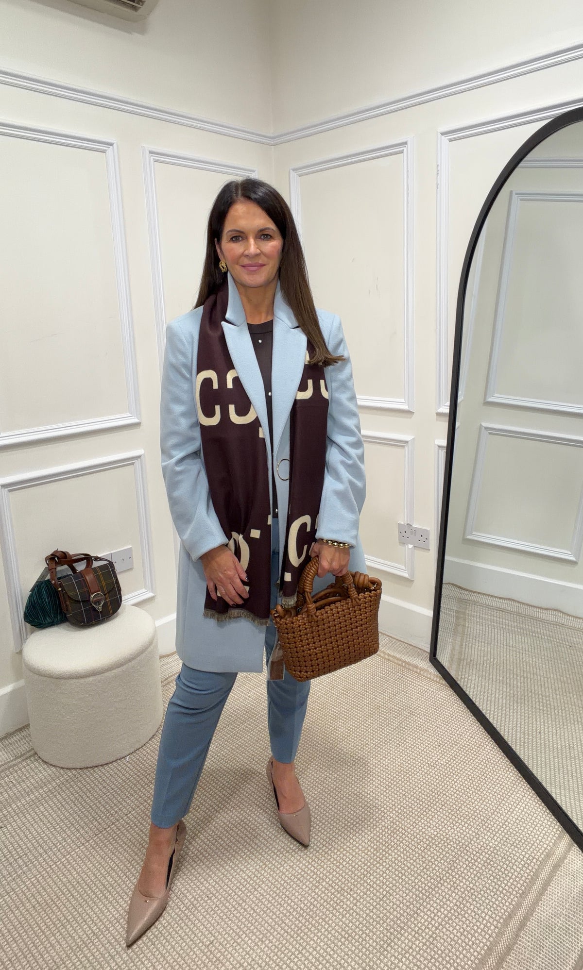 Sandra Sky Blue Coat