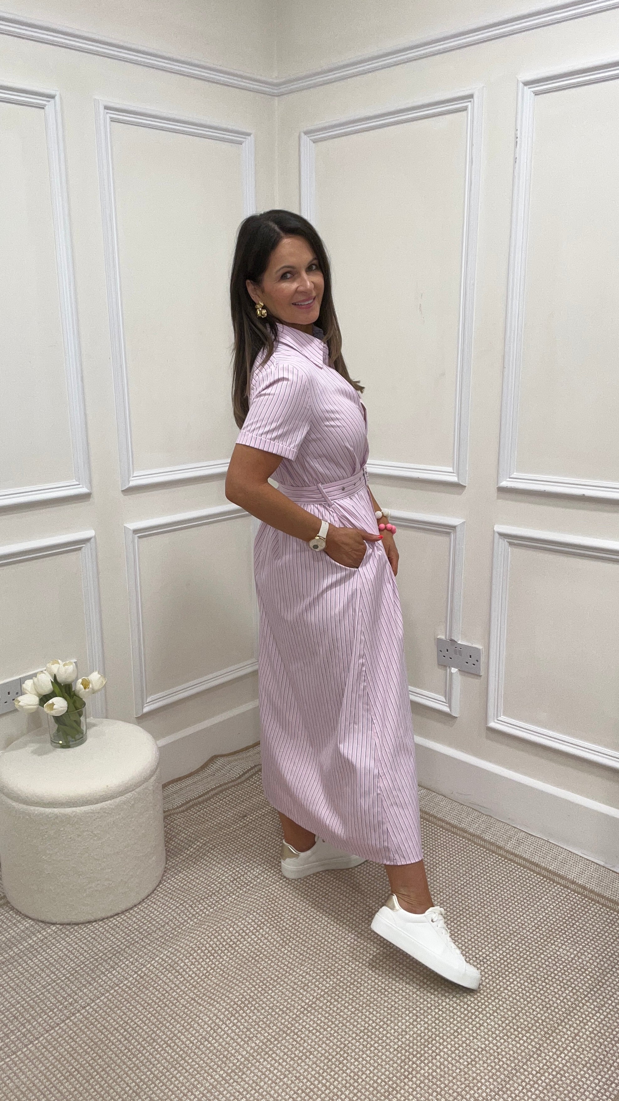 Ella Midi Shirt Dress