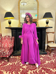 Leah Magenta Jumpsuit