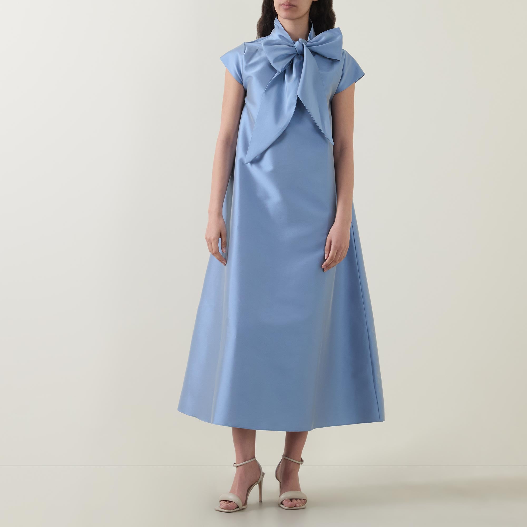 Roisin Linnane Nori Baby Blue Bow Dress
