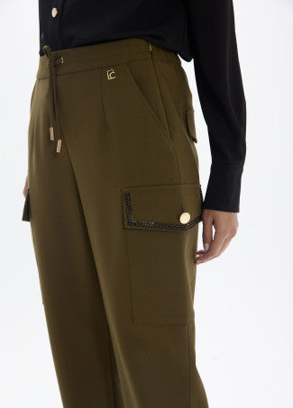 Hunter Khaki Green Cargo Trouser