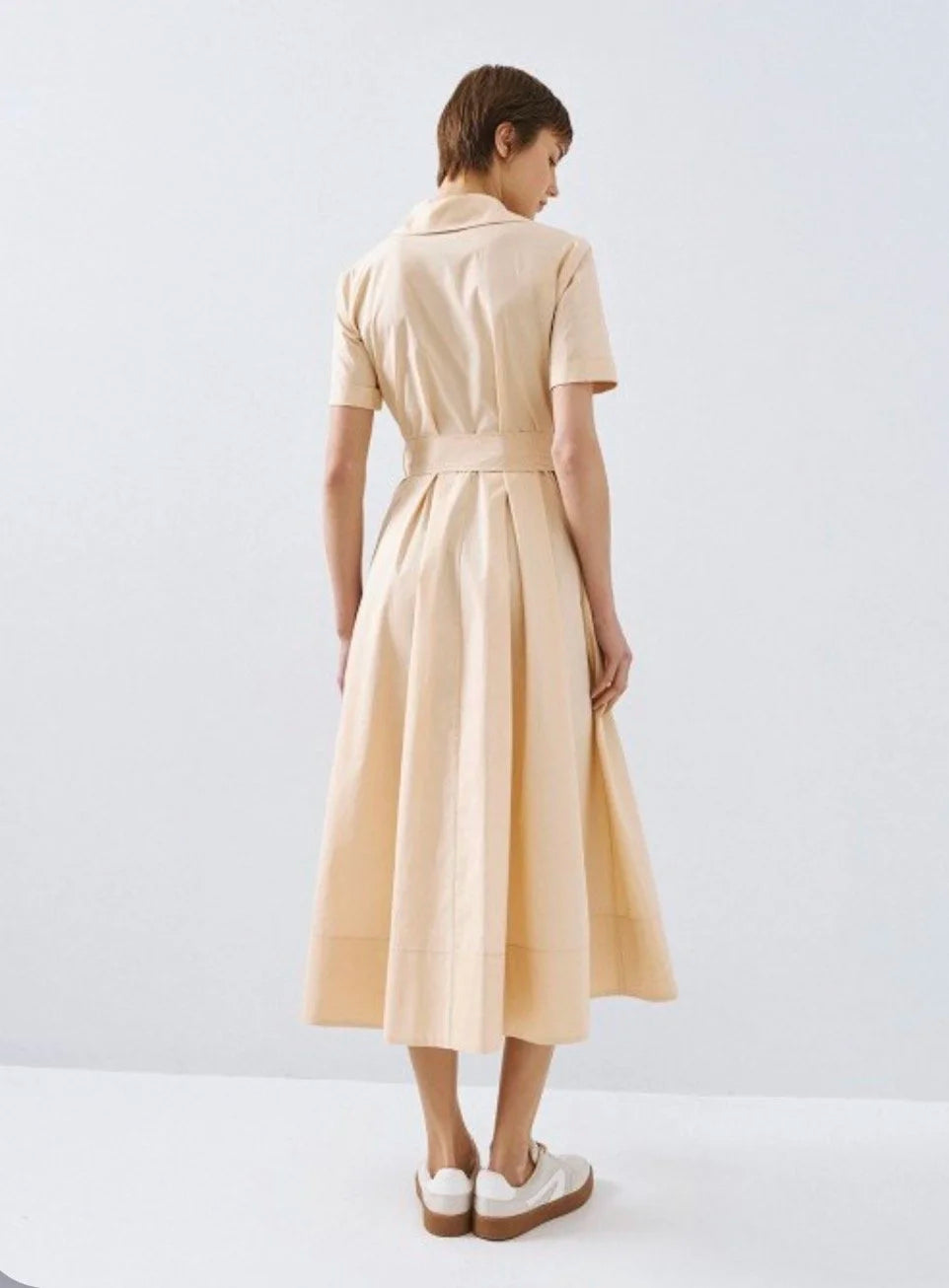 Alisha Salted Caramel Shirt Dress