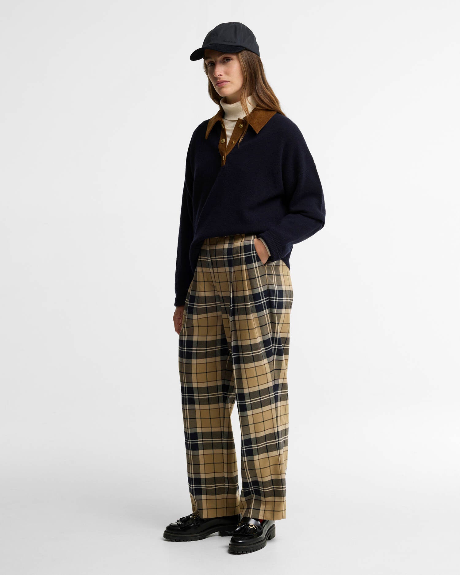 Barbour Navy Ravenshill Polo Jumper
