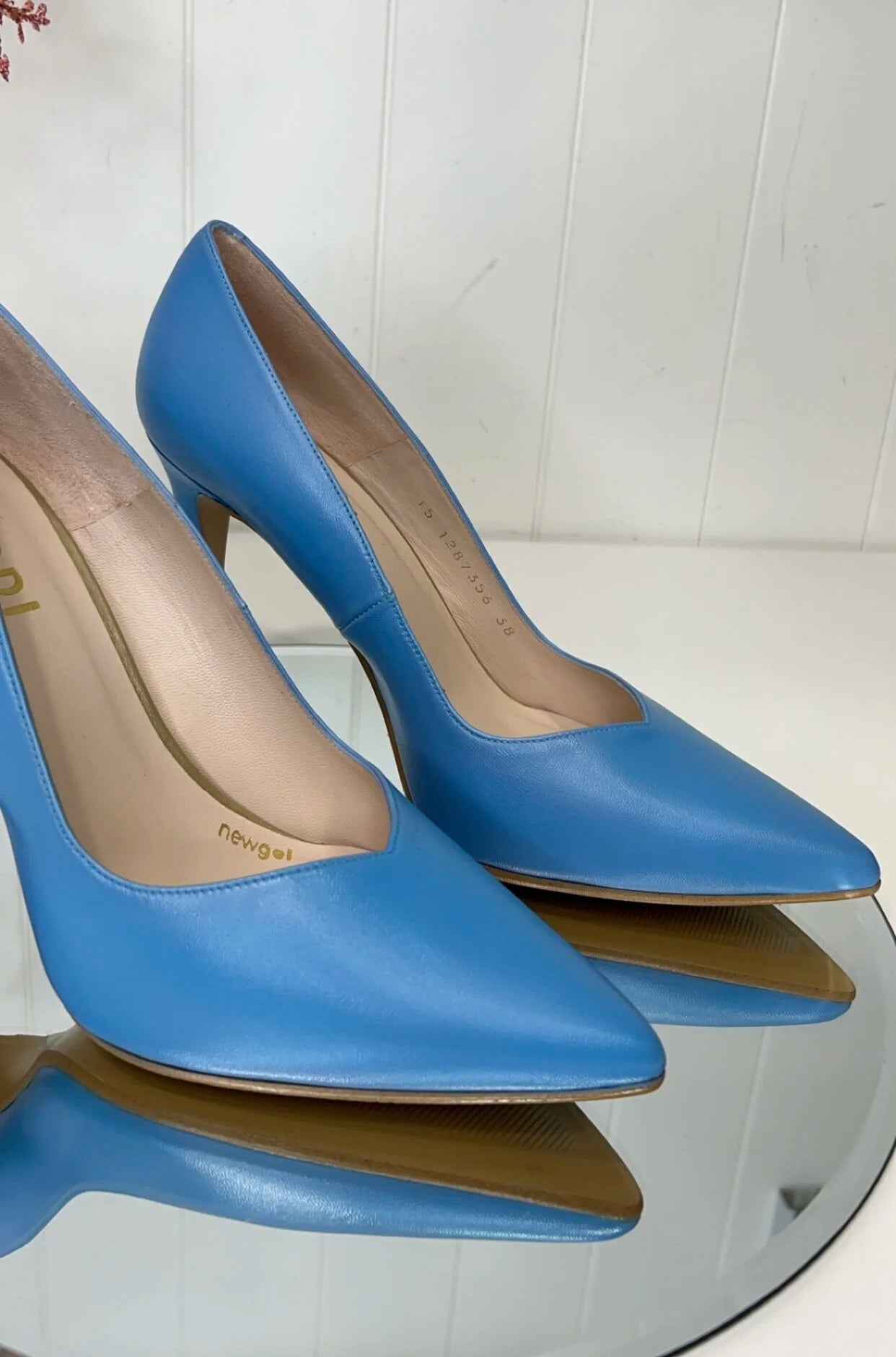 Lodi Azure Blue Court Shoe