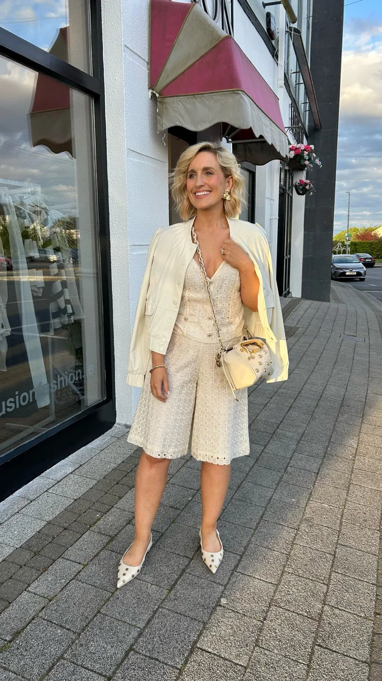 Belinda Cream Co-Ord