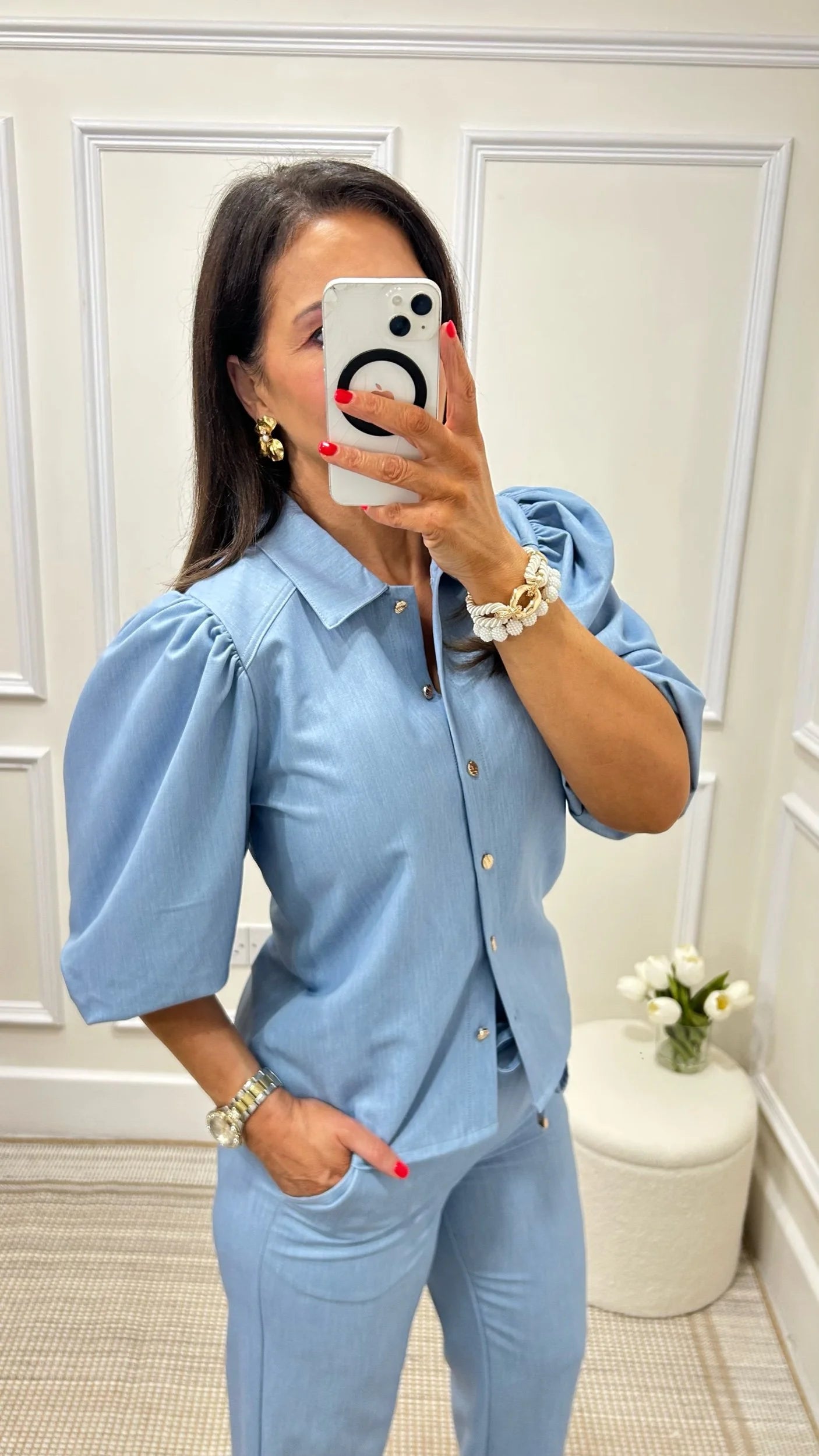 Belle Light Blue Co-Ord