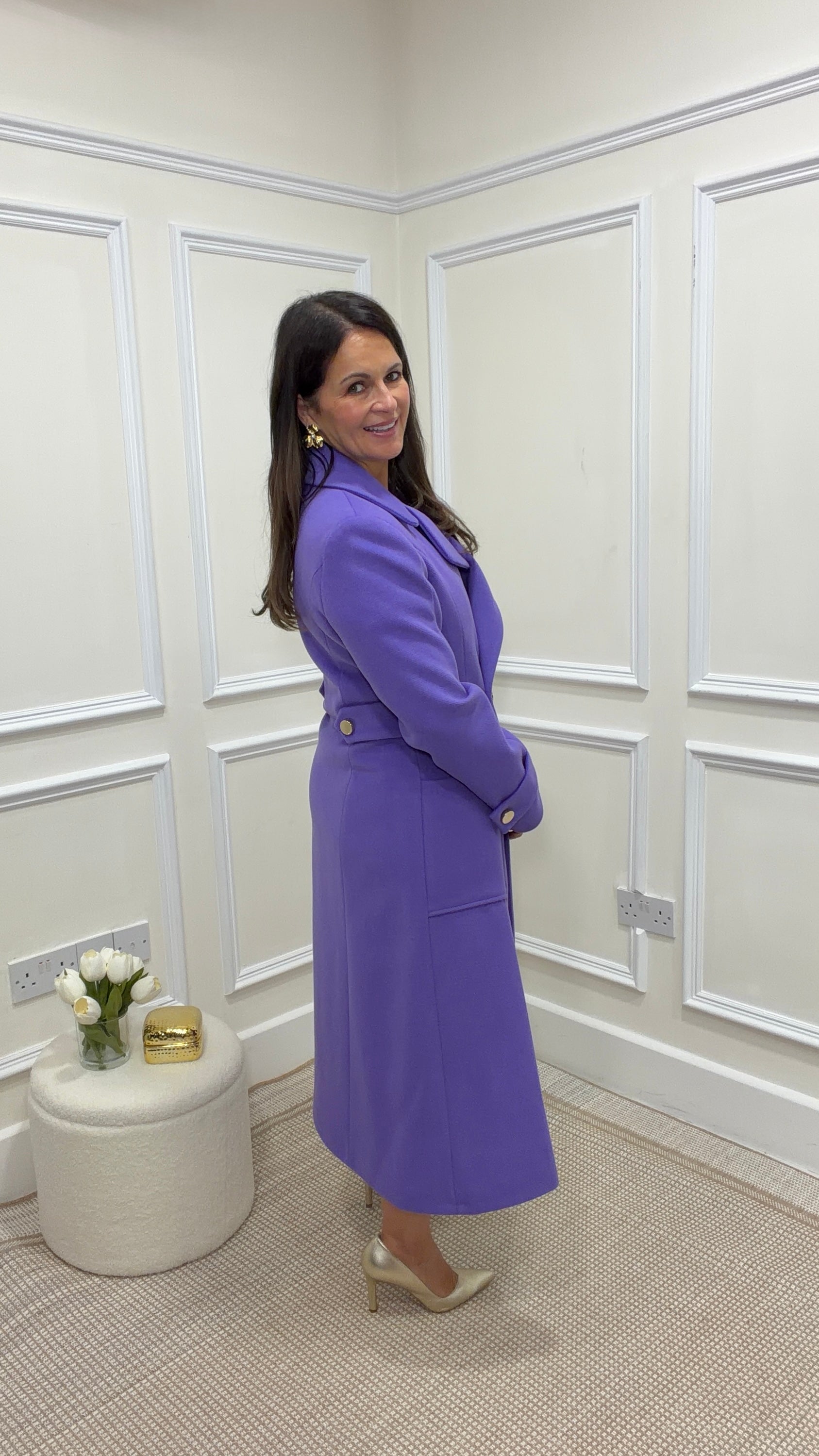 Iris Deep Lavender Coat
