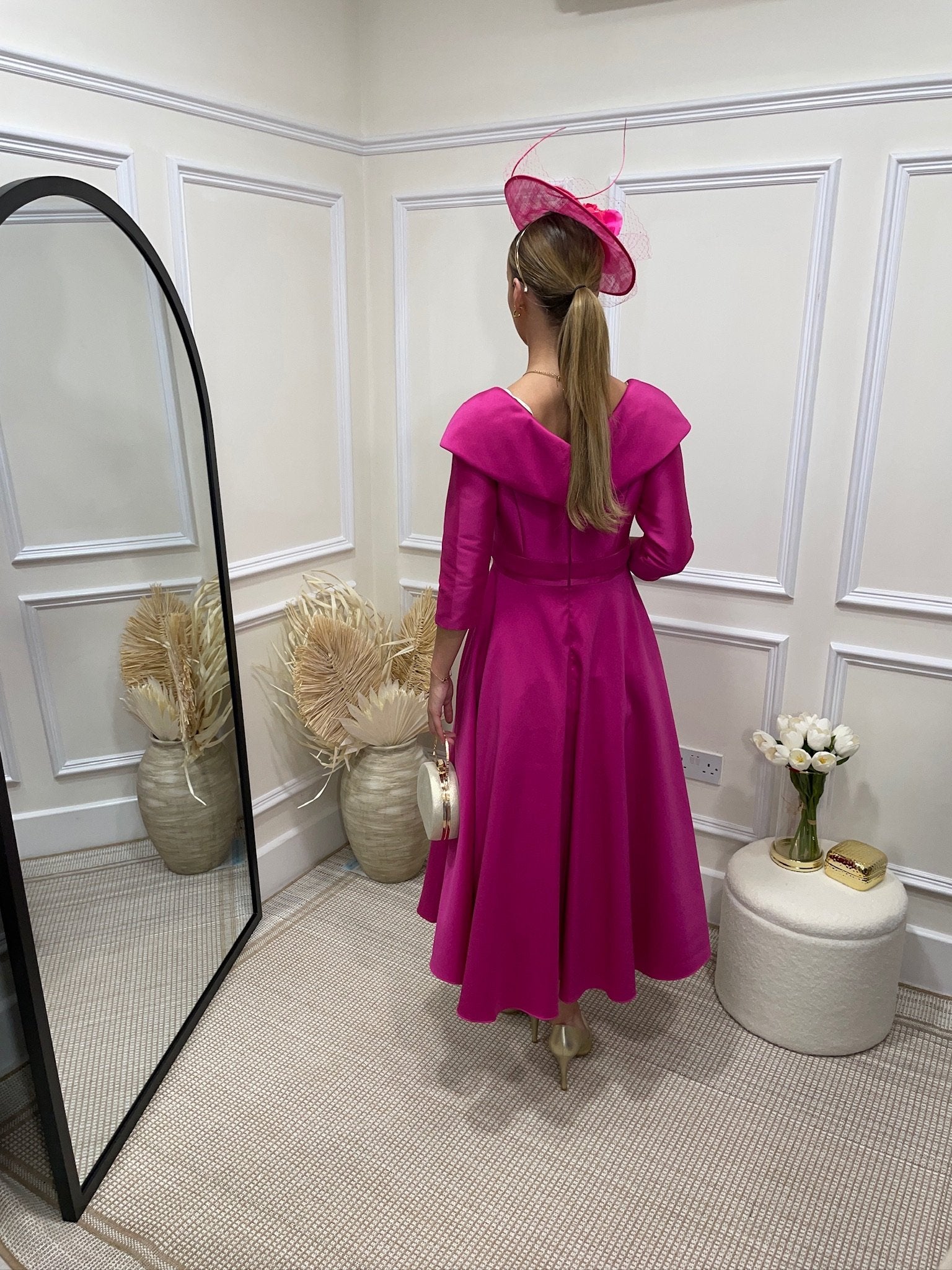 Helen Fuchsia Dress